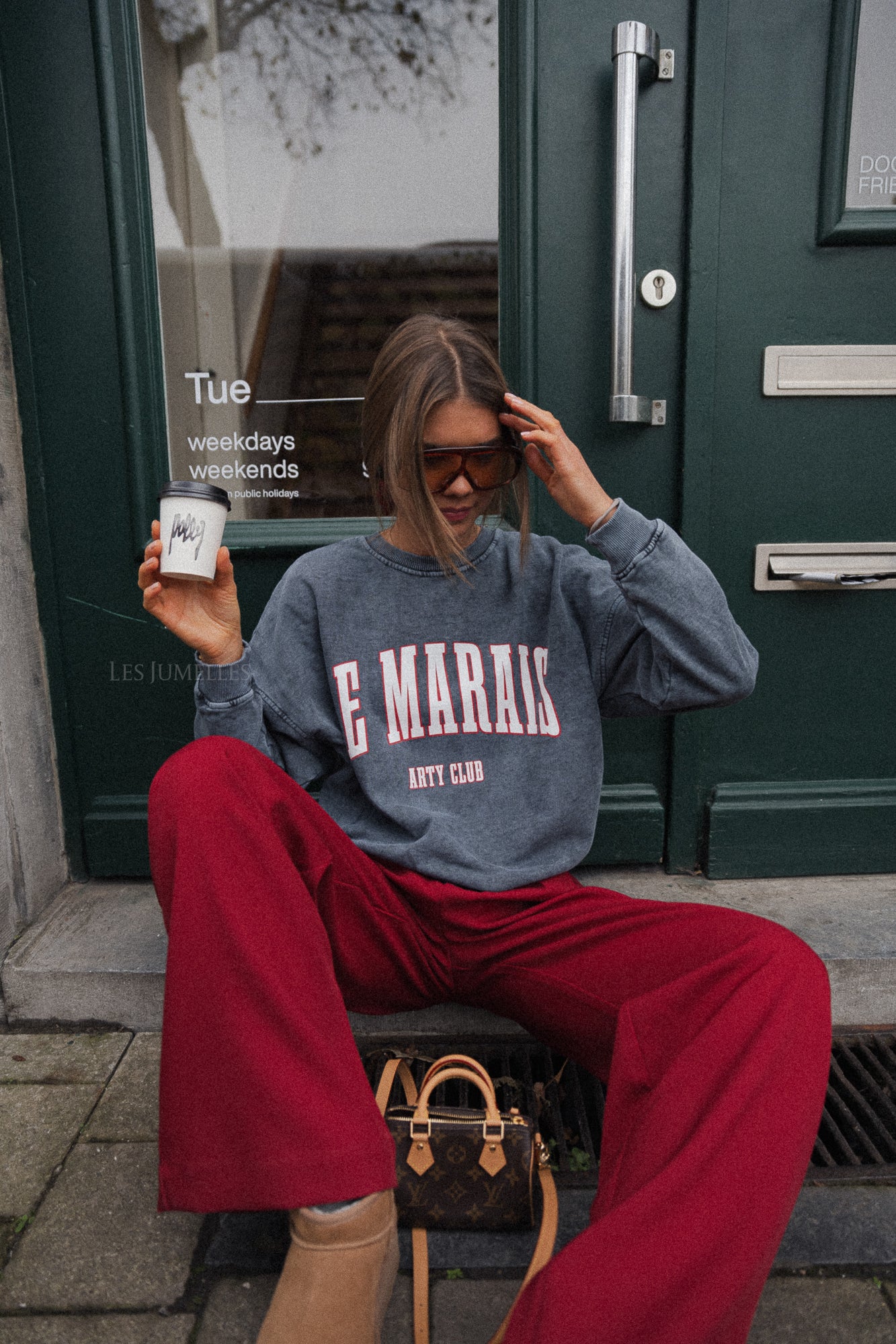 Le Marais sweater anthracite