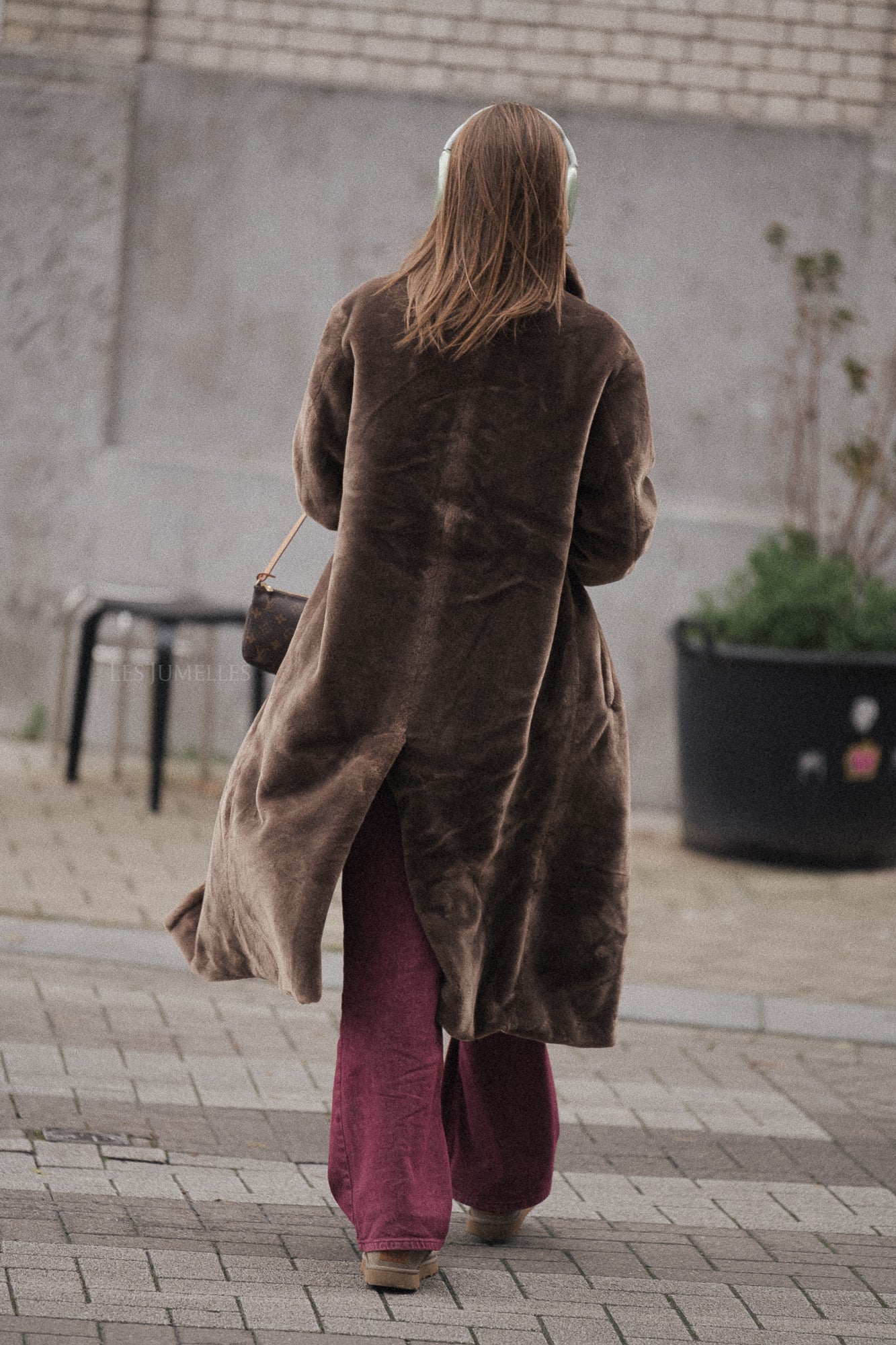 Thais teddy coat taupe