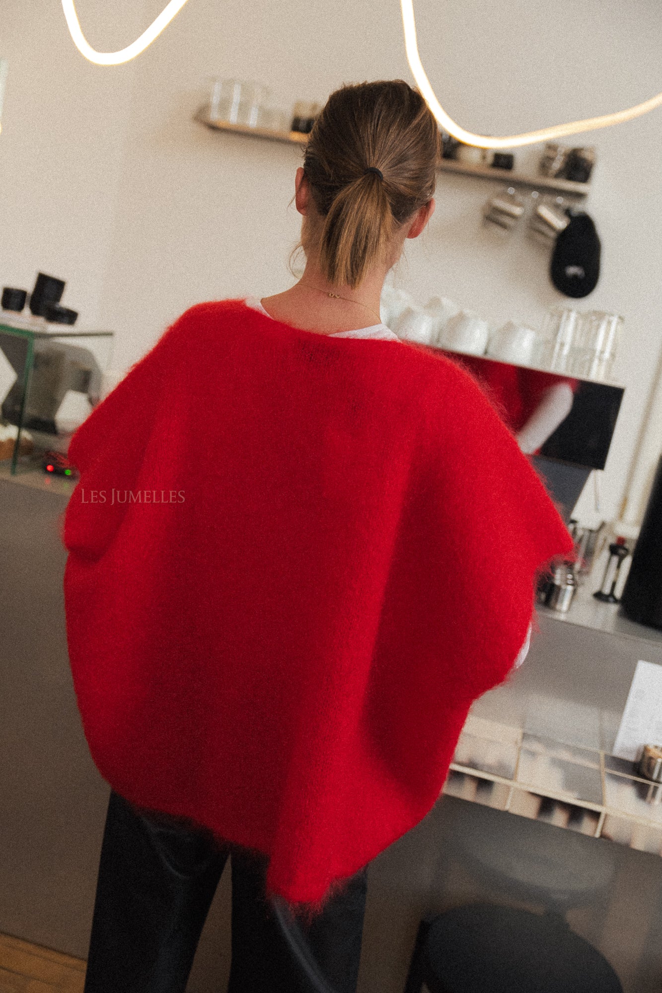 Odile jumper poppy red