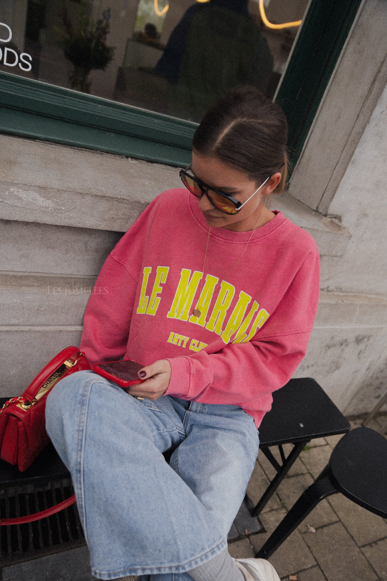 Le Marais sweater candy pink