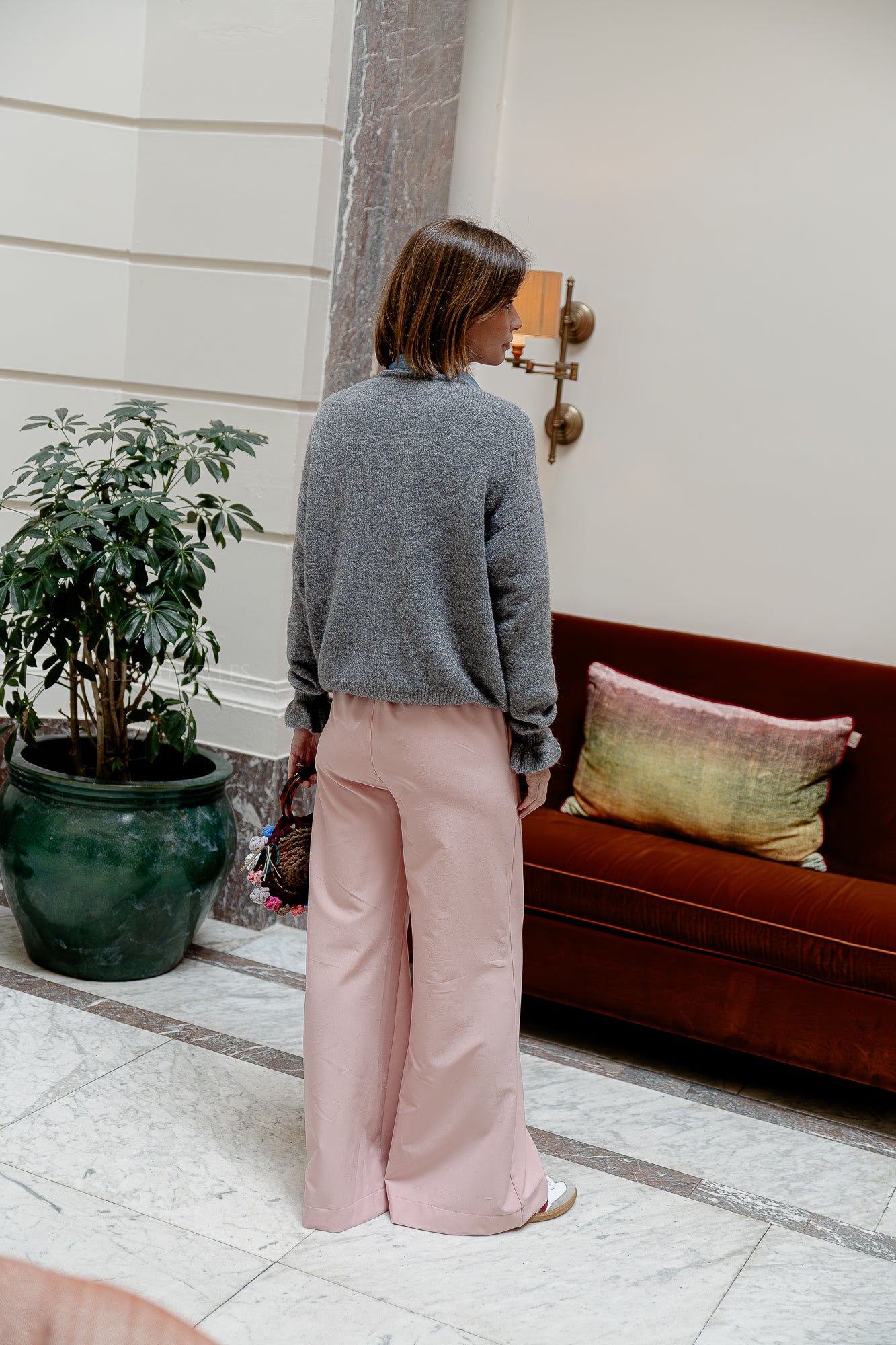 Milan pants baby pink