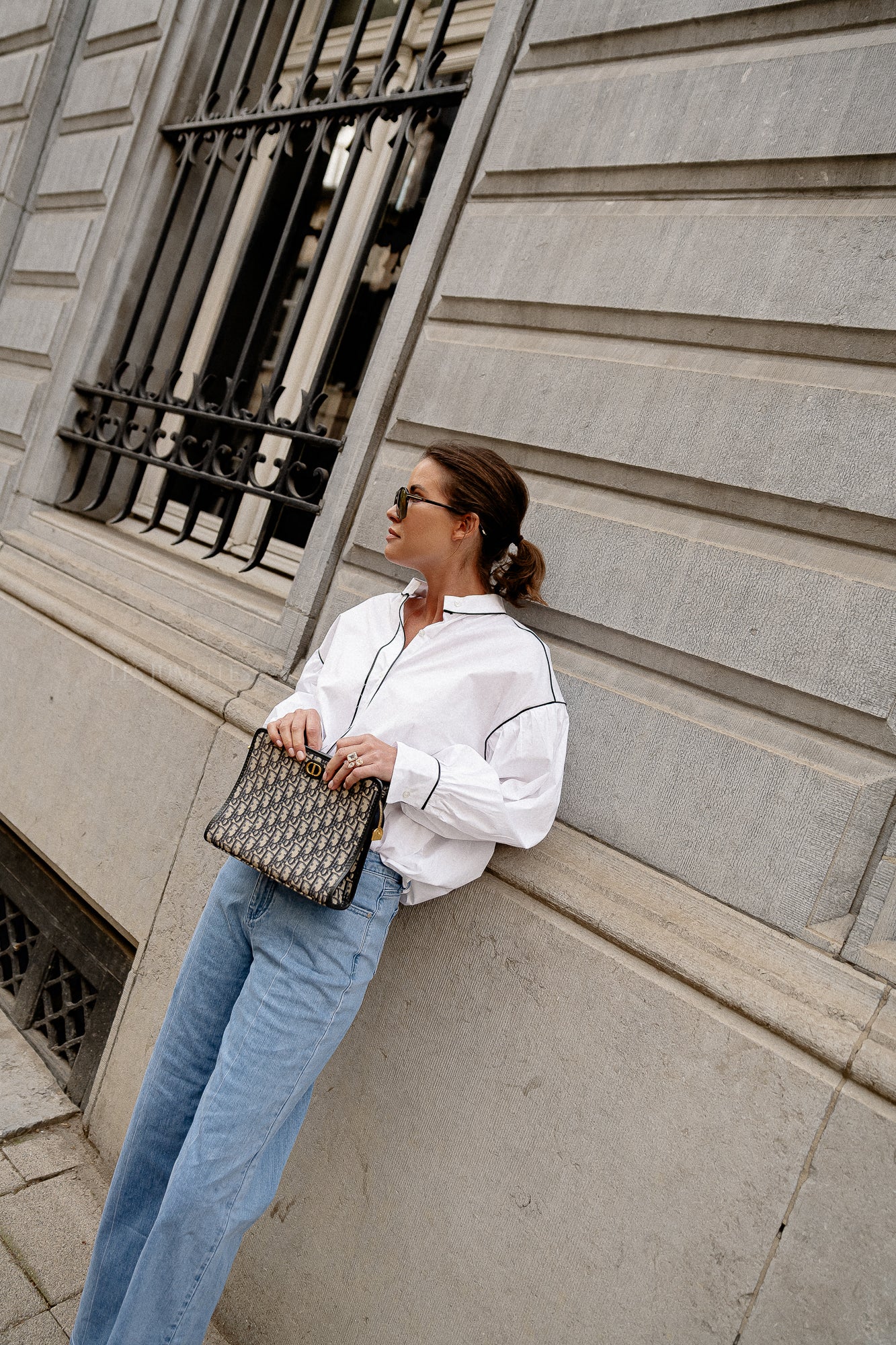 Sarah button-up shirt white