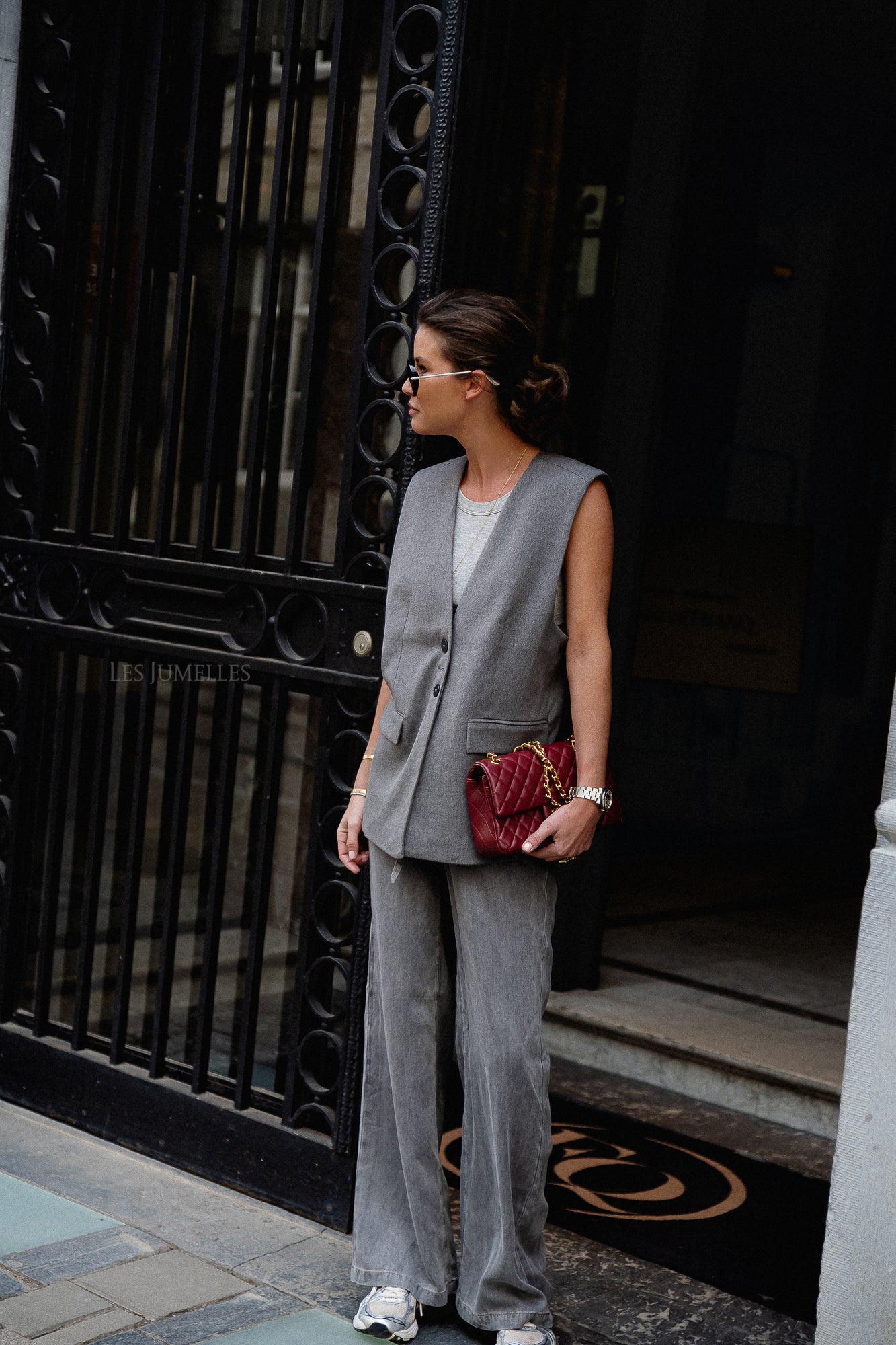 YASDena waistcoat grey