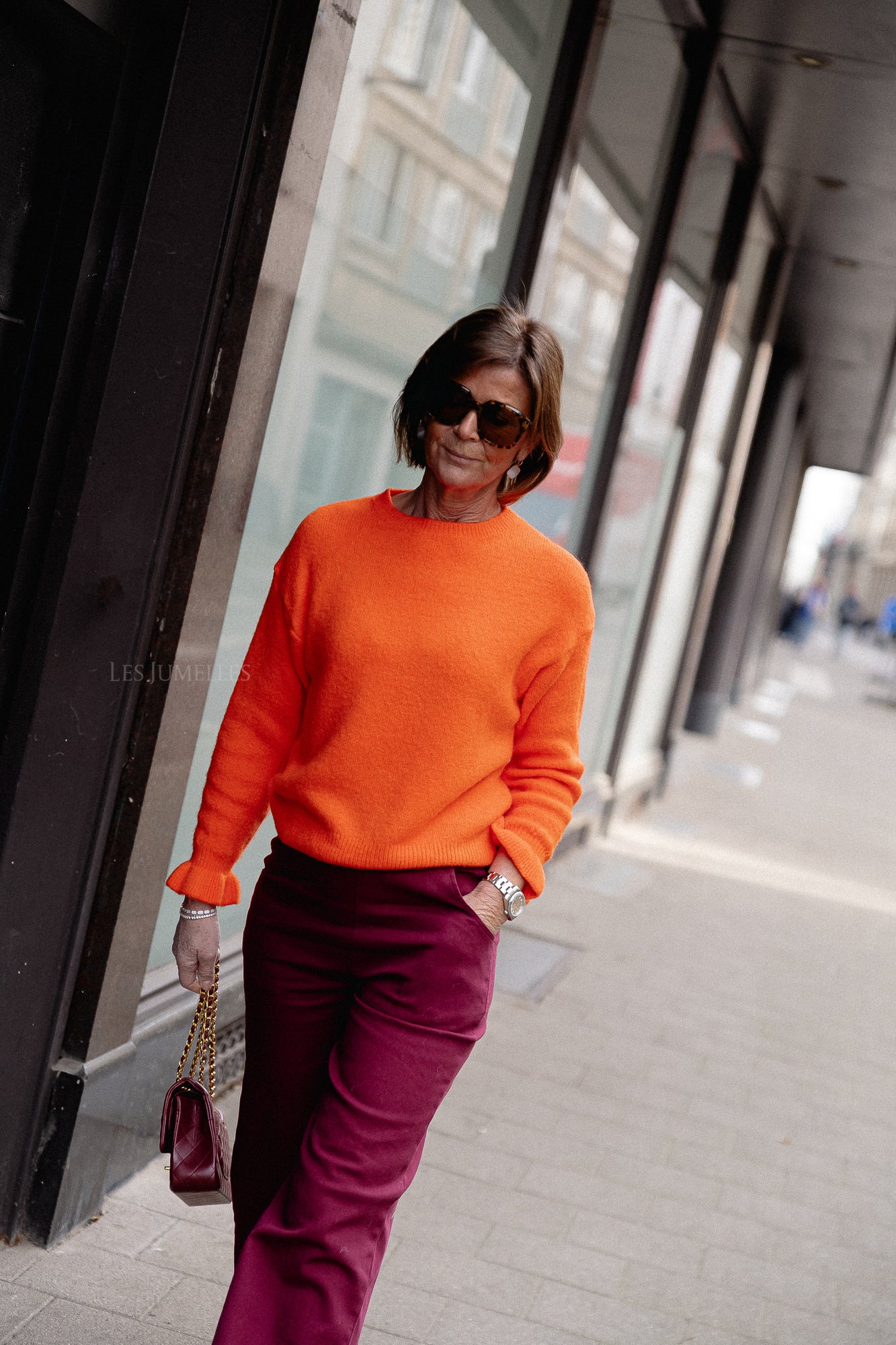 Sophia jumper orange