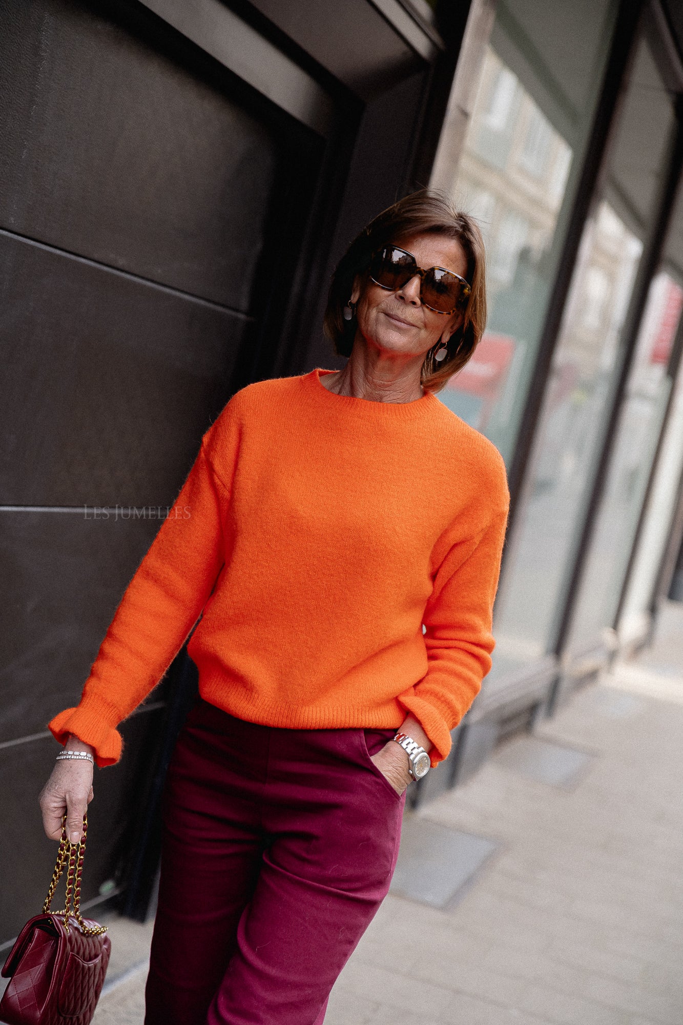 Sophia jumper orange