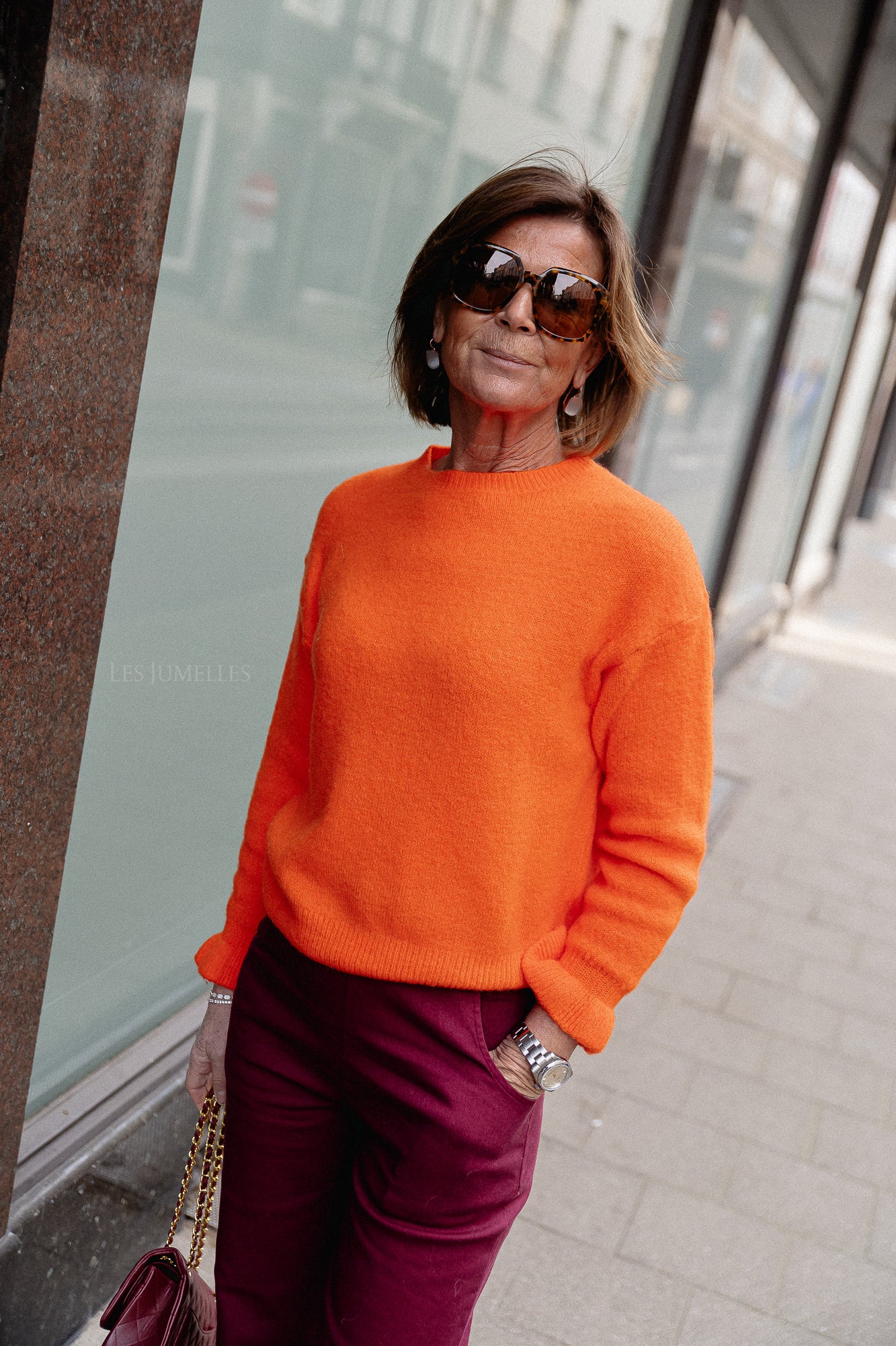 Sophia jumper orange