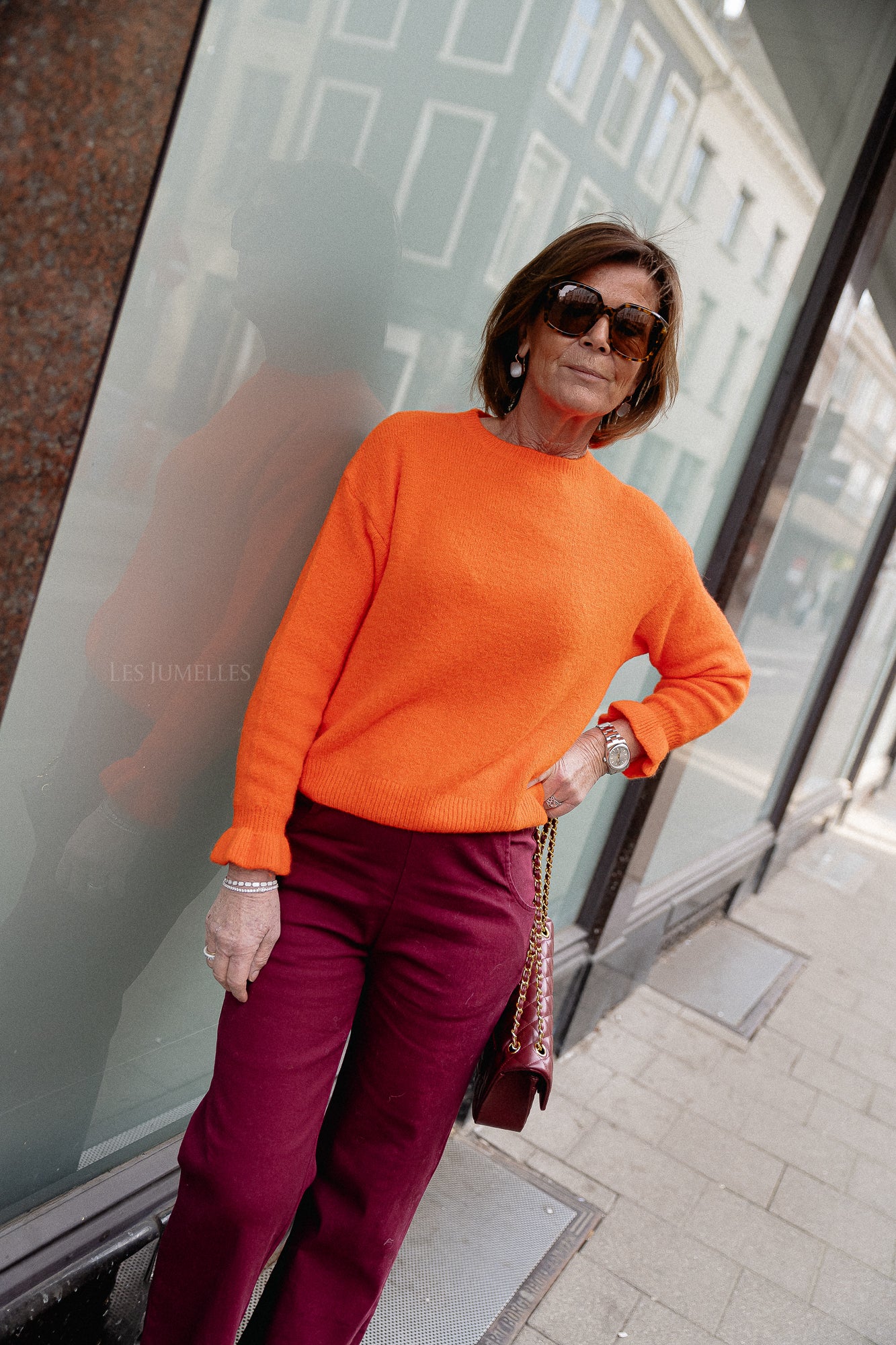 Sophia jumper orange