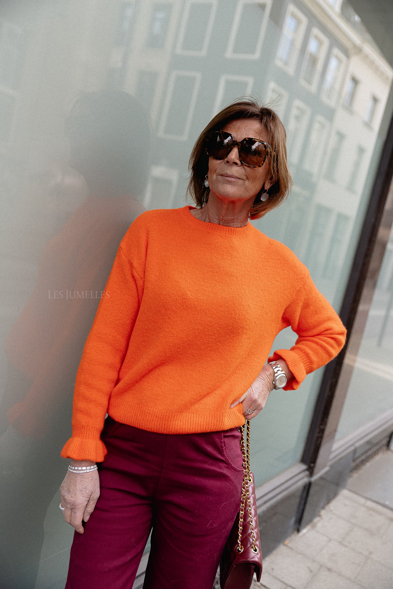 Sophia jumper orange