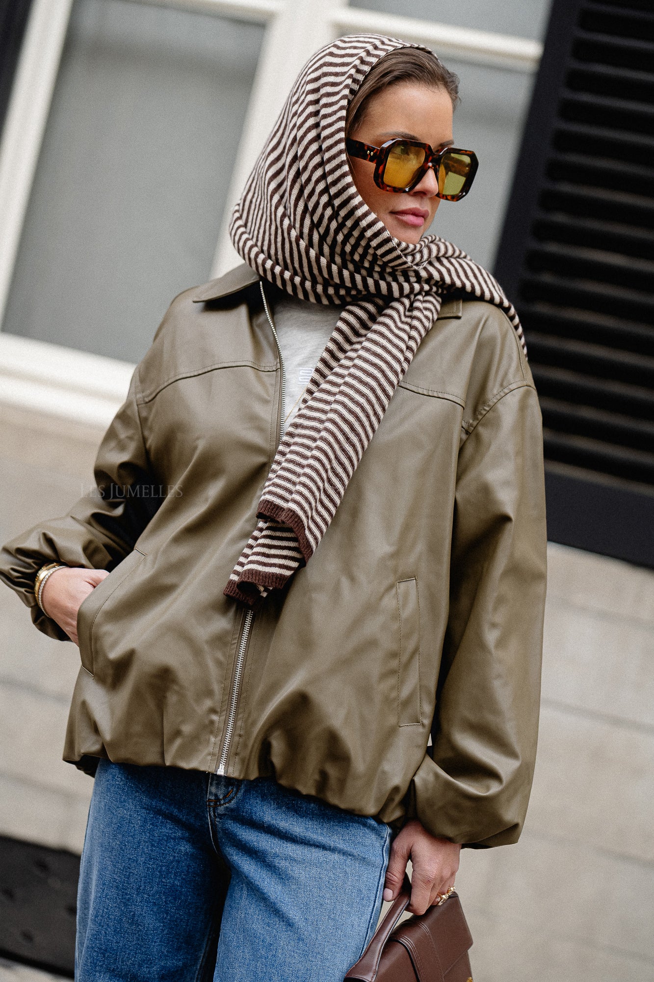 OBJSelma L/S bomber jacket capulet olive