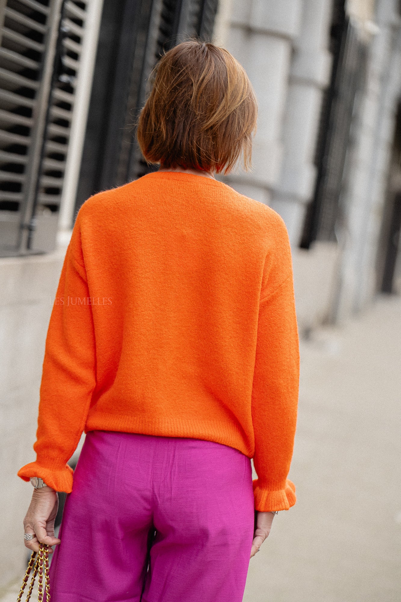 Sophia cardigan orange