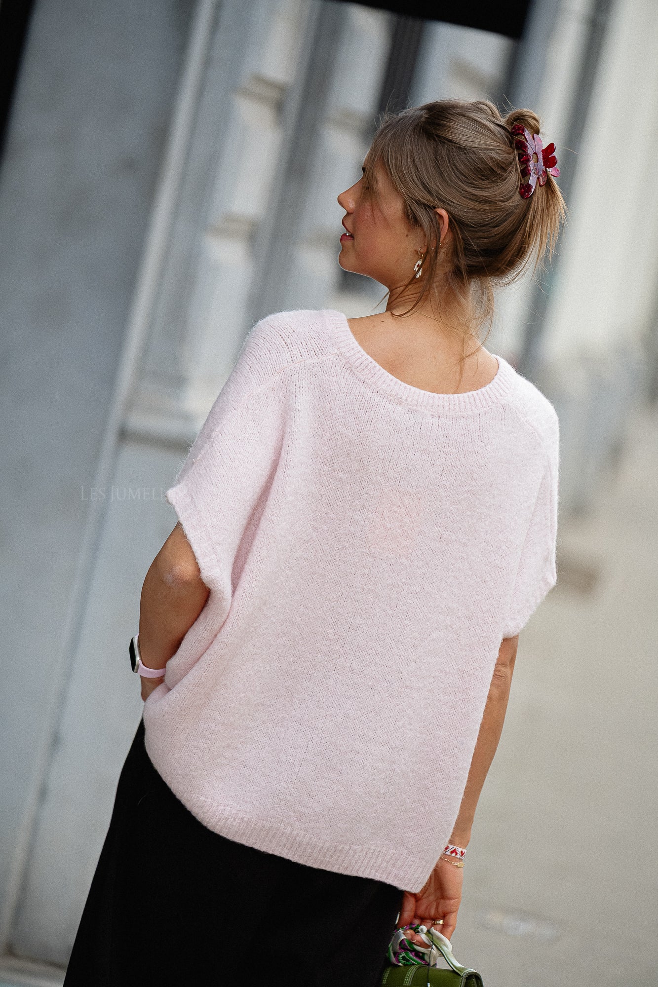 Gracie jumper baby pink