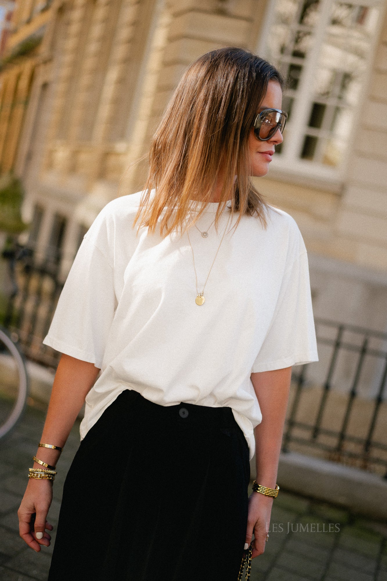 Brielle boxy fit T-shirt off white