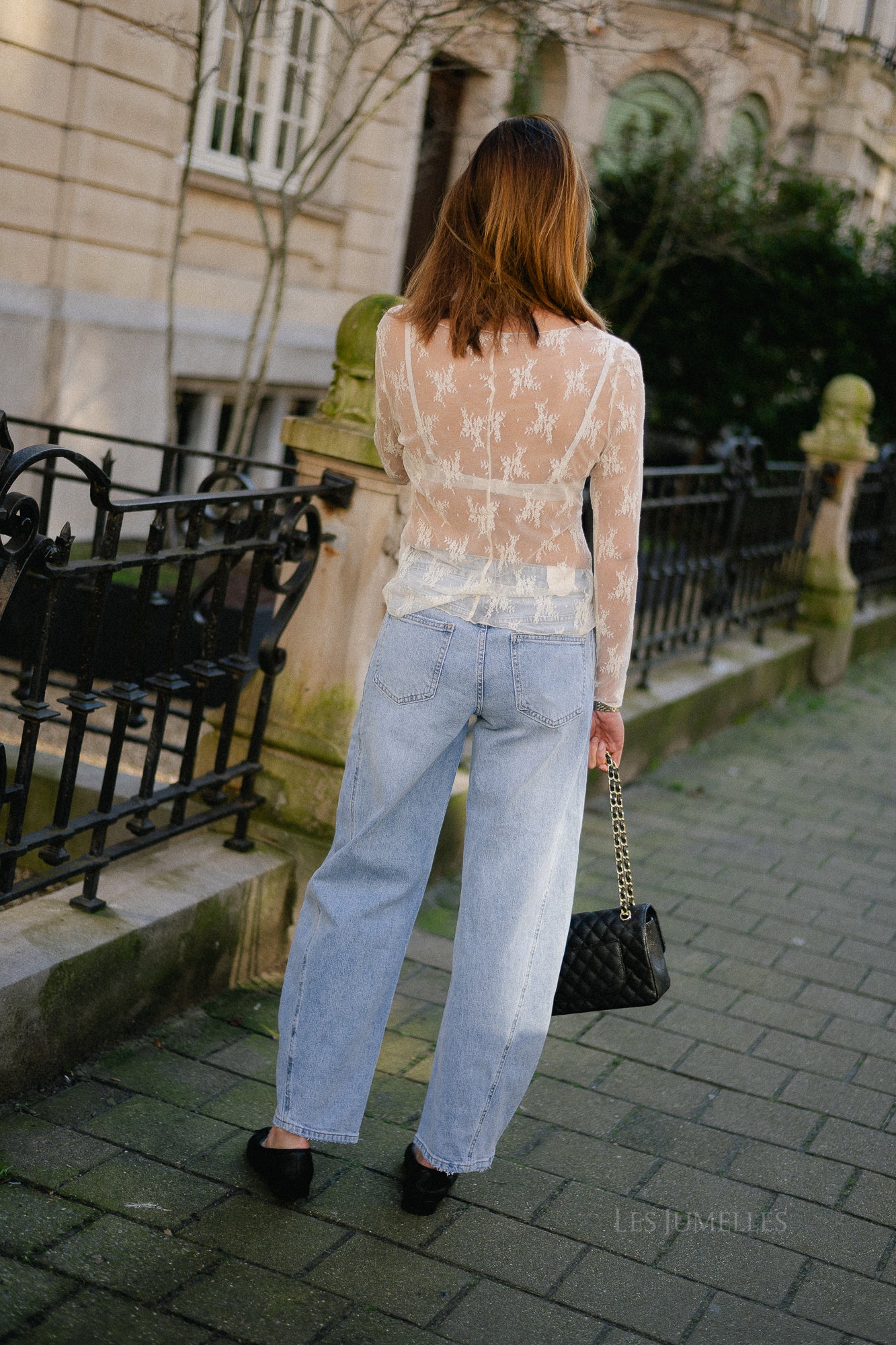 Florine lace top off white