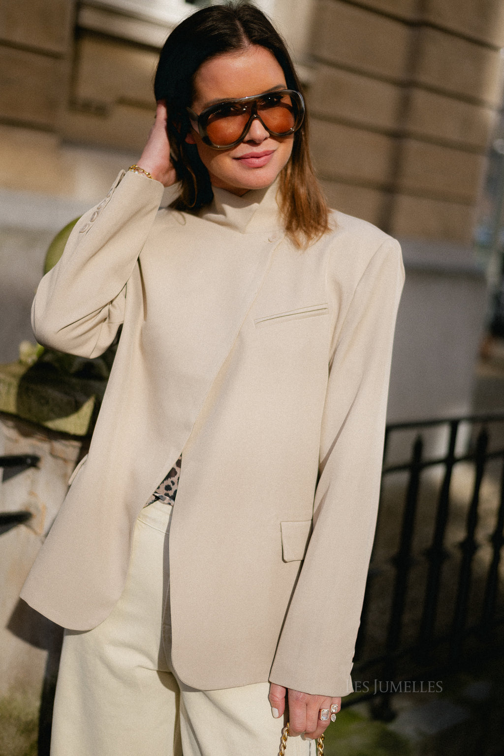 Igone blazer oxford tan