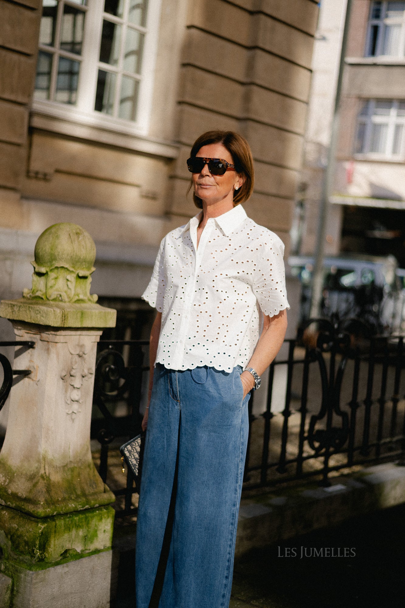 Lory SS blouse white