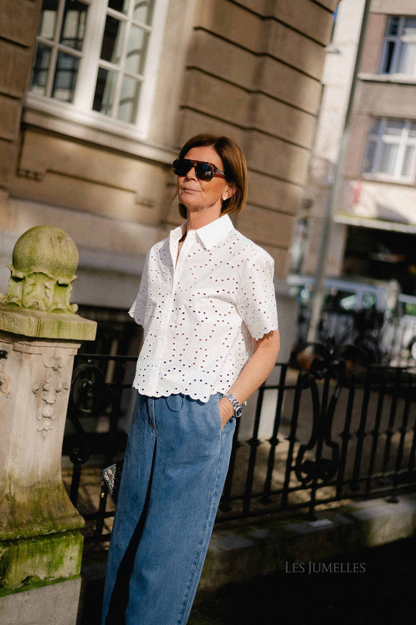 Lory SS blouse white