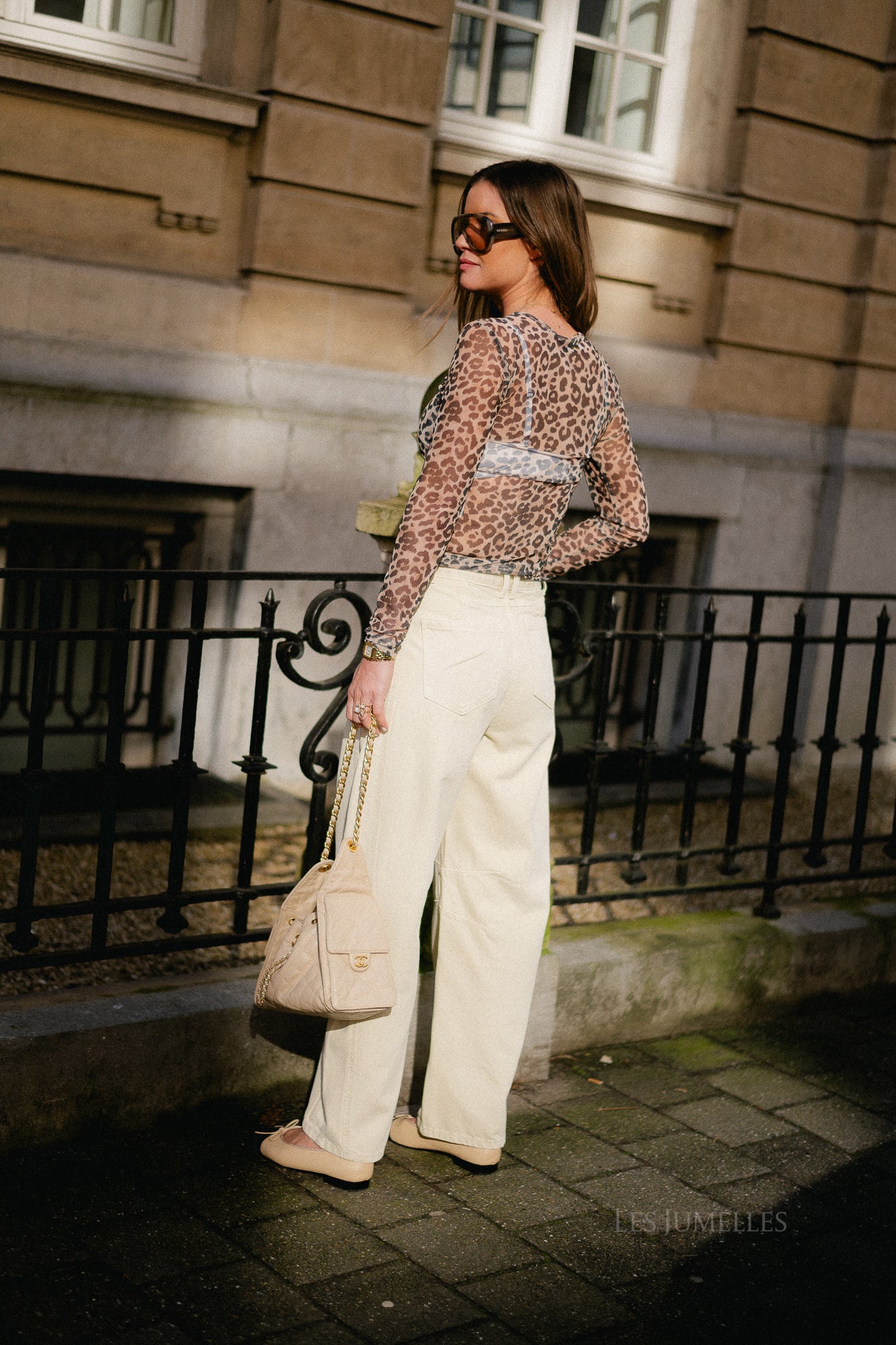 Adela barrel jeans dusty yellow