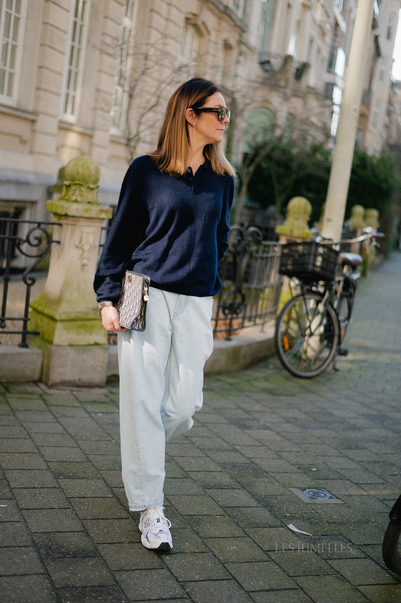 Margot barrel jeans light blue denim