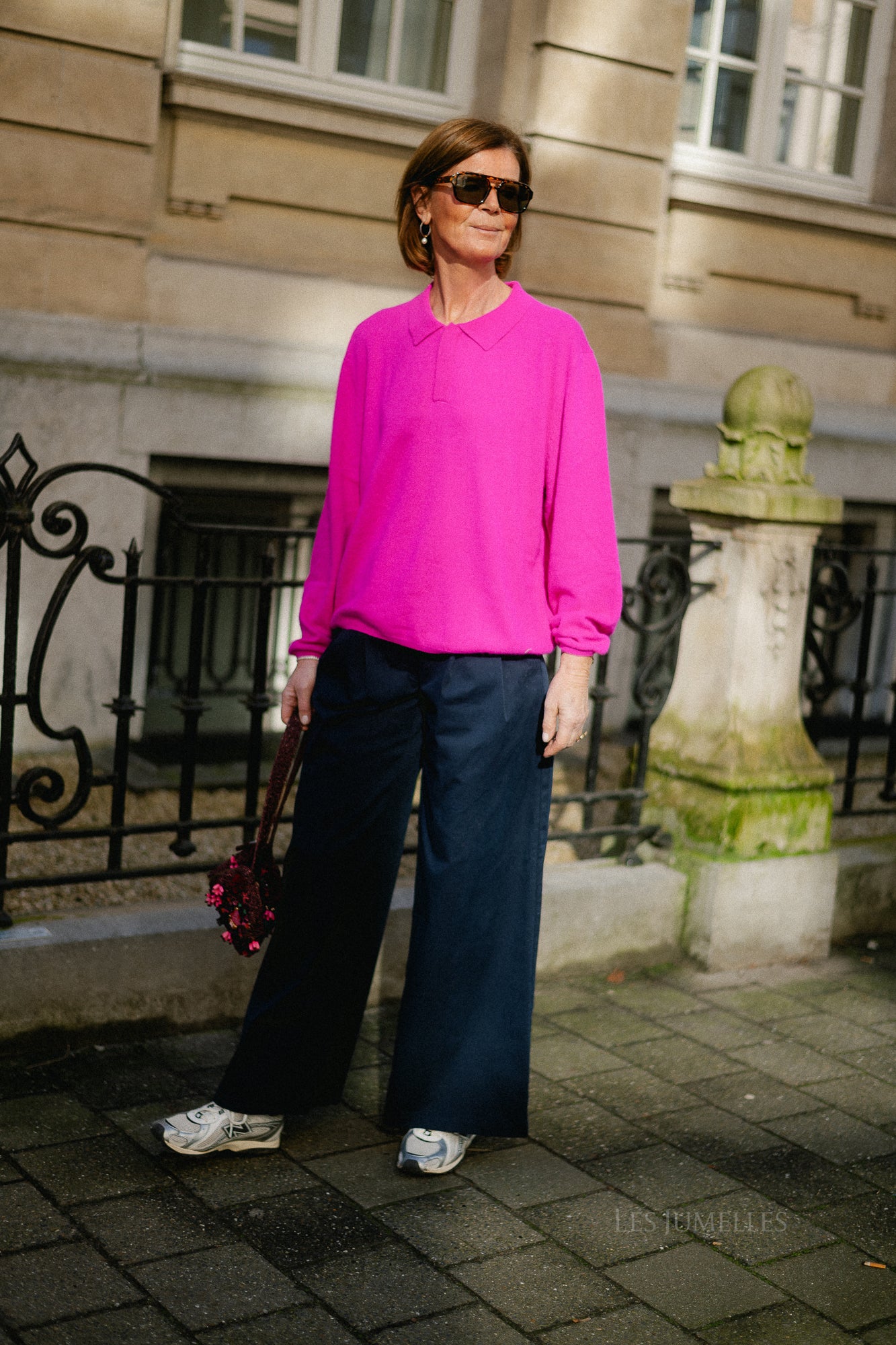 SLFExtra wide Mille MW pant dark sapphire