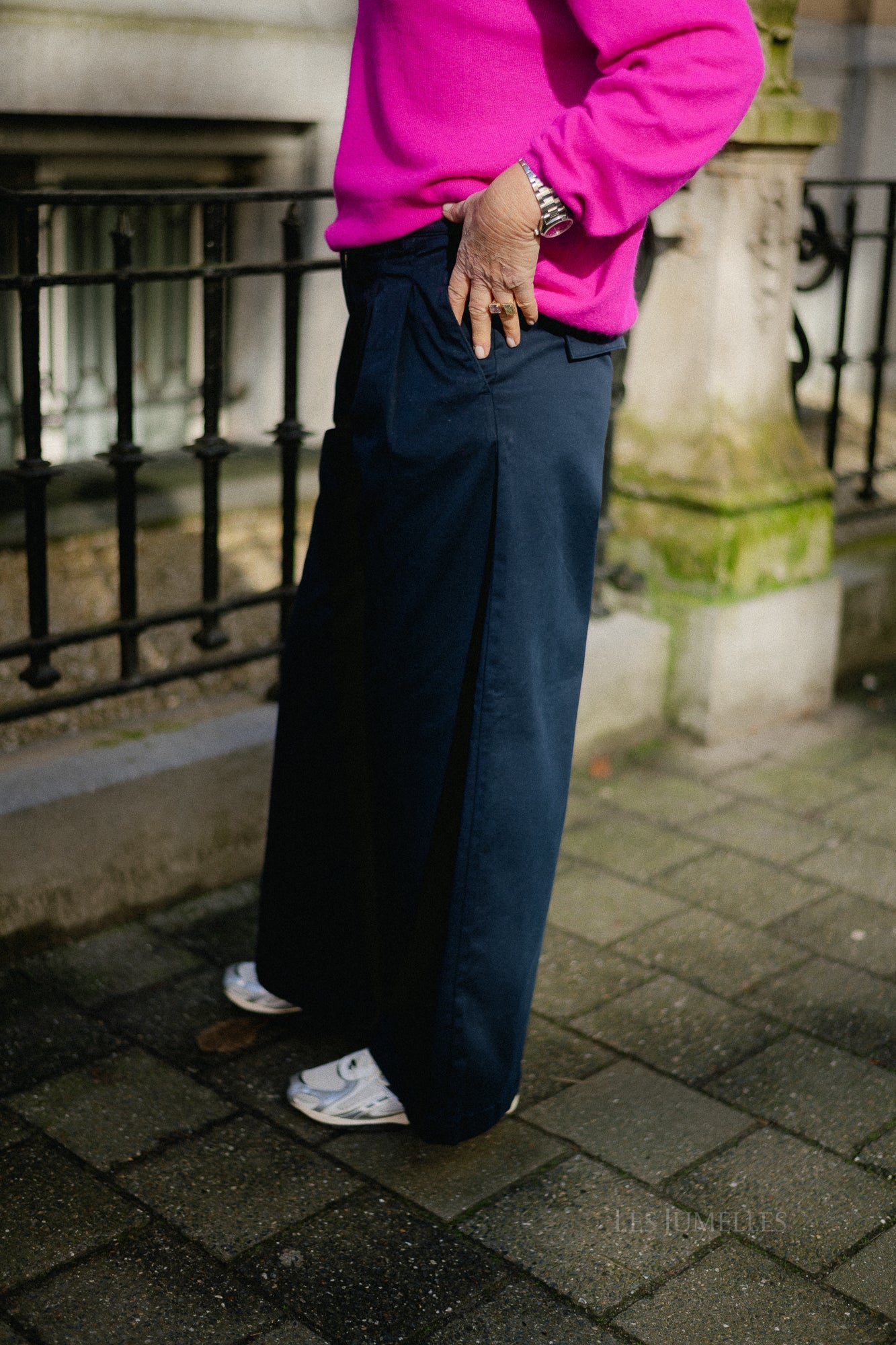 SLFExtra wide Mille MW pant dark sapphire