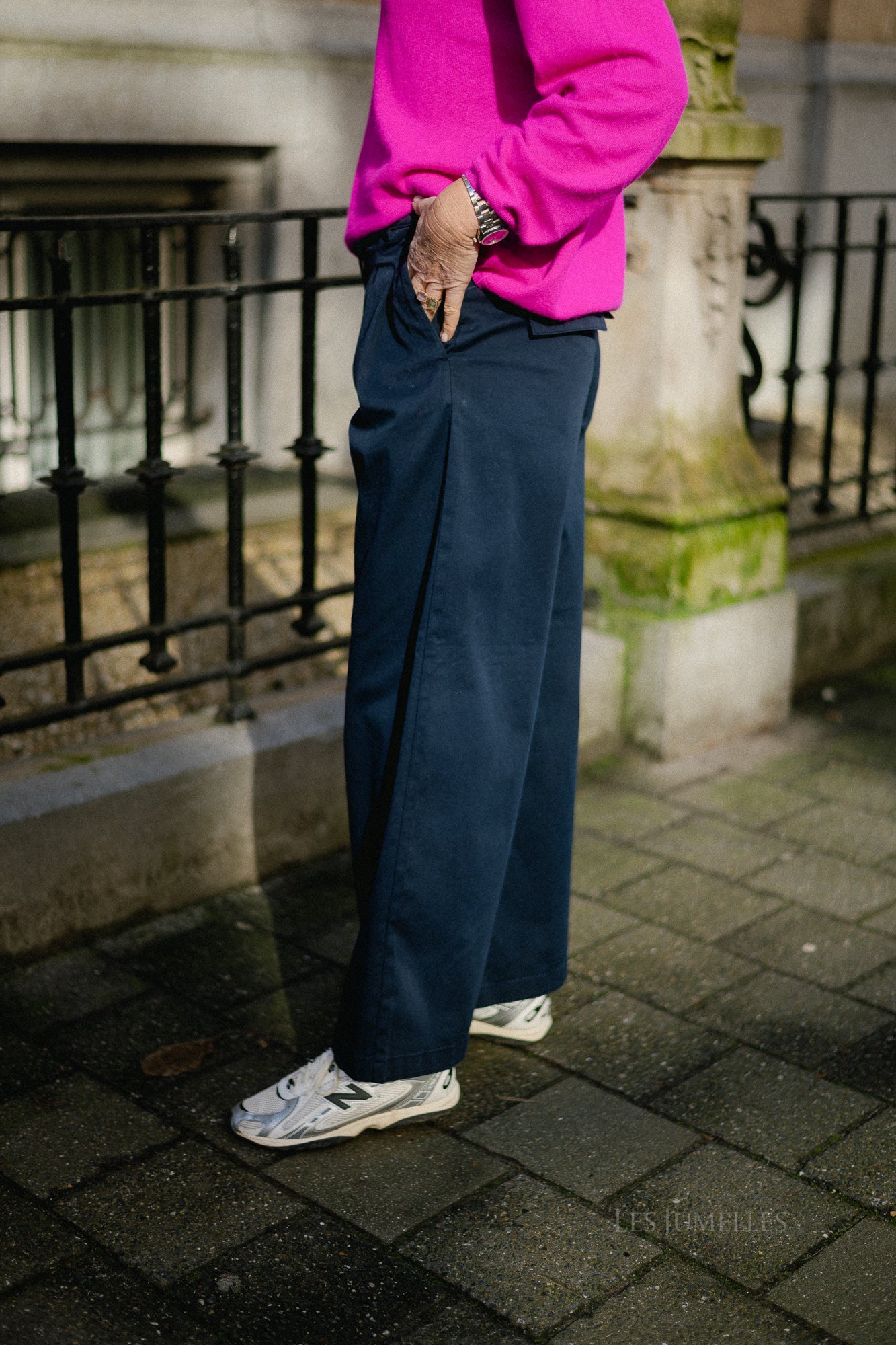 SLFExtra wide Mille MW pant dark sapphire