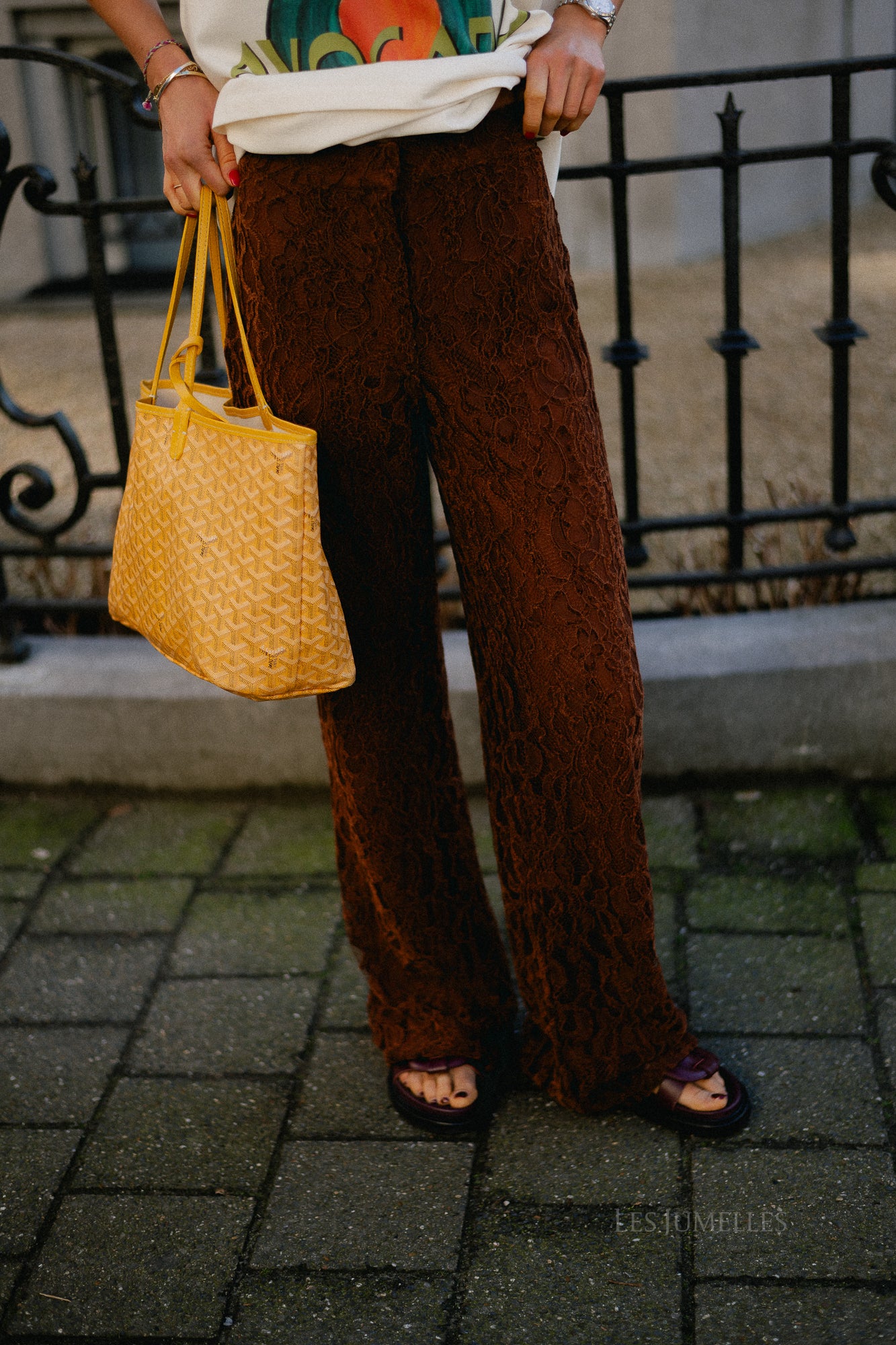 Lola pants saddle brown