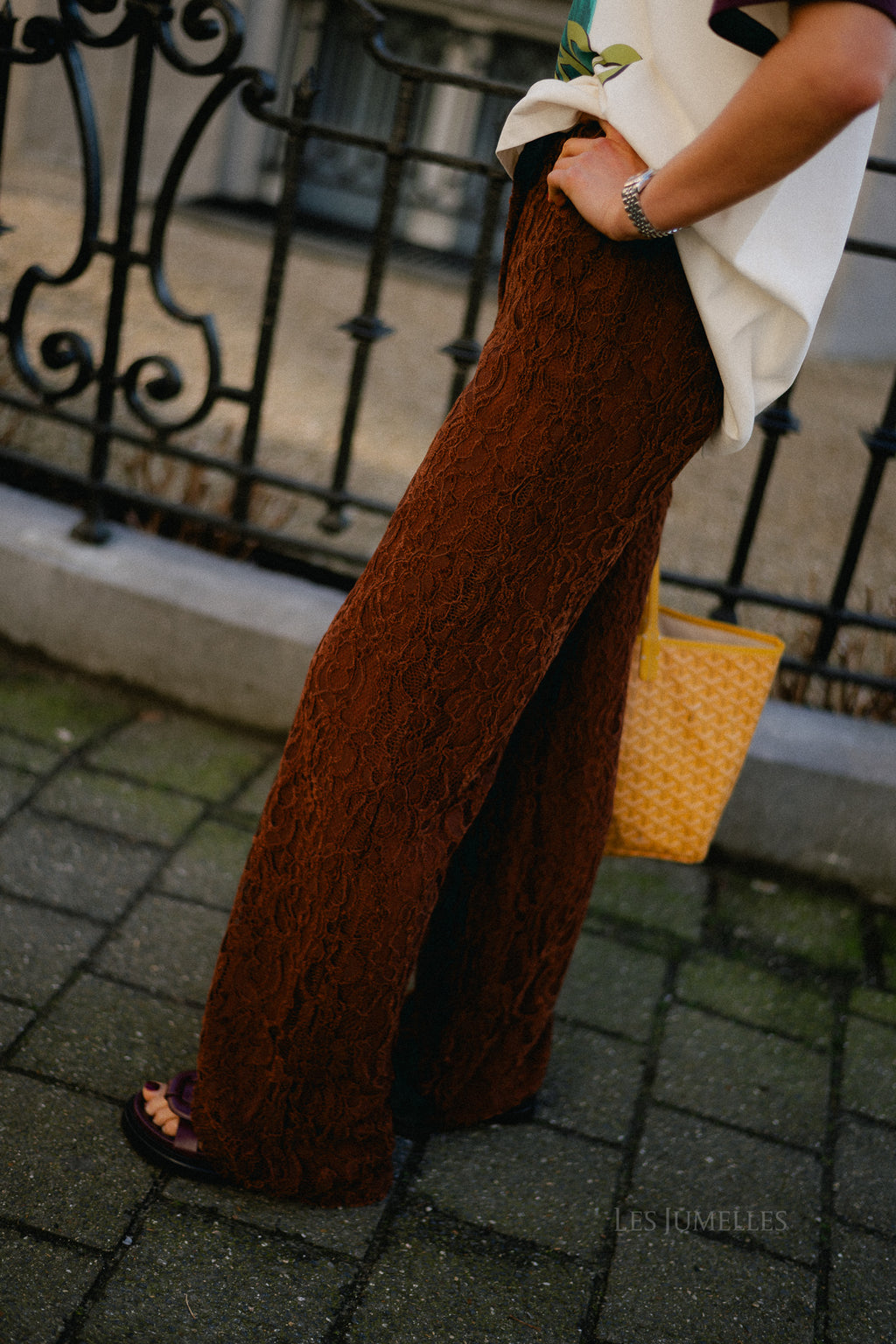 Lola pants saddle brown