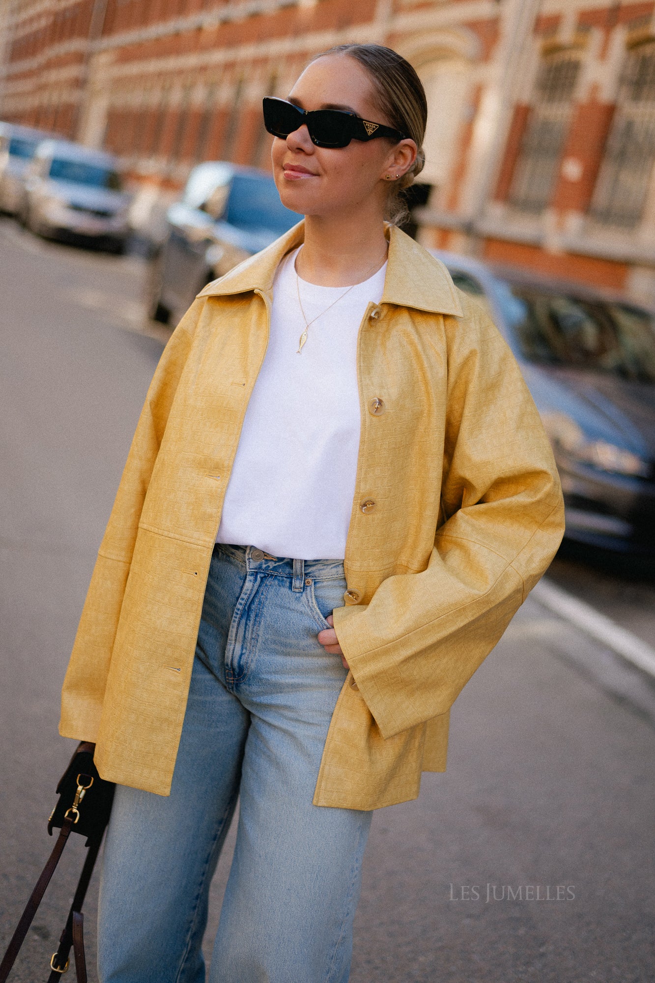 Mees jacket light yellow
