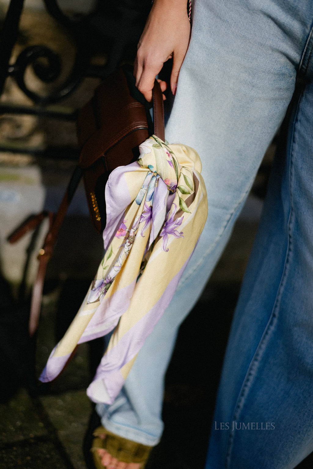Cammi flower scarf multicolor