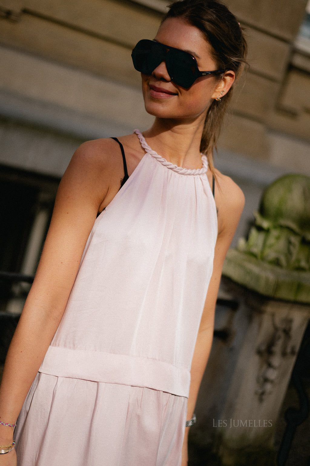 Colombe dress rose