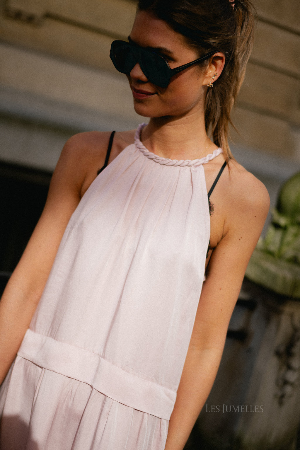 Colombe dress rose