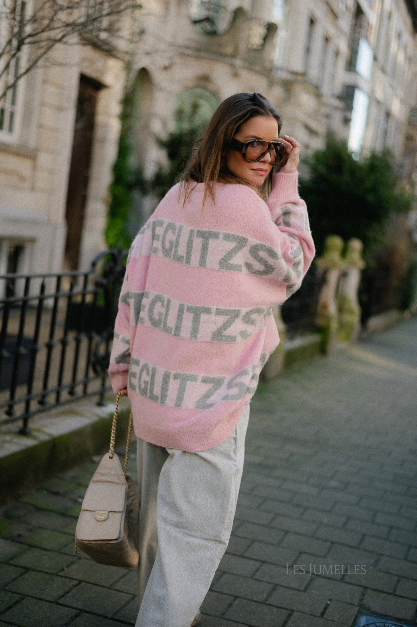 Keisa knitted sweater pink