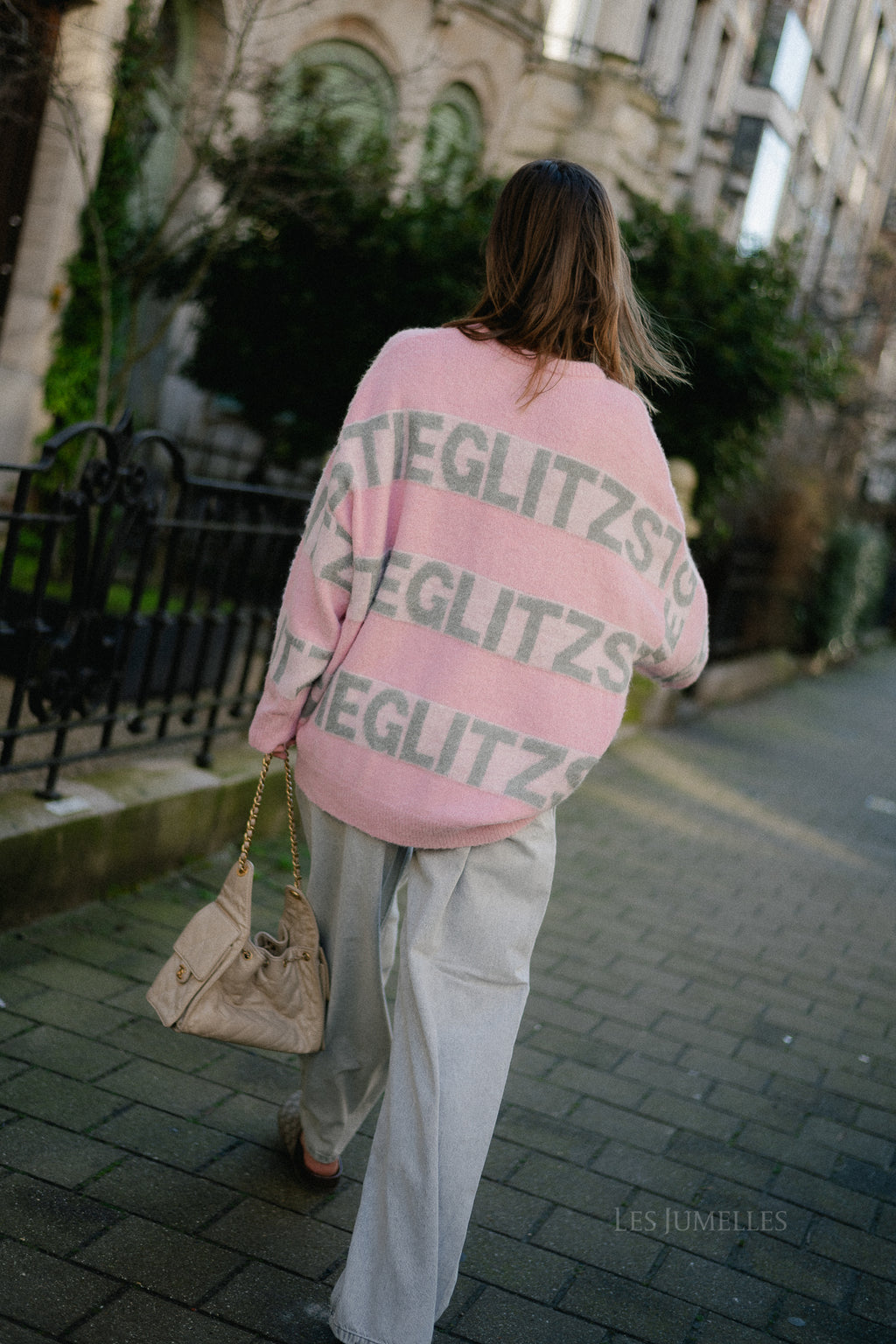 Keisa knitted sweater pink