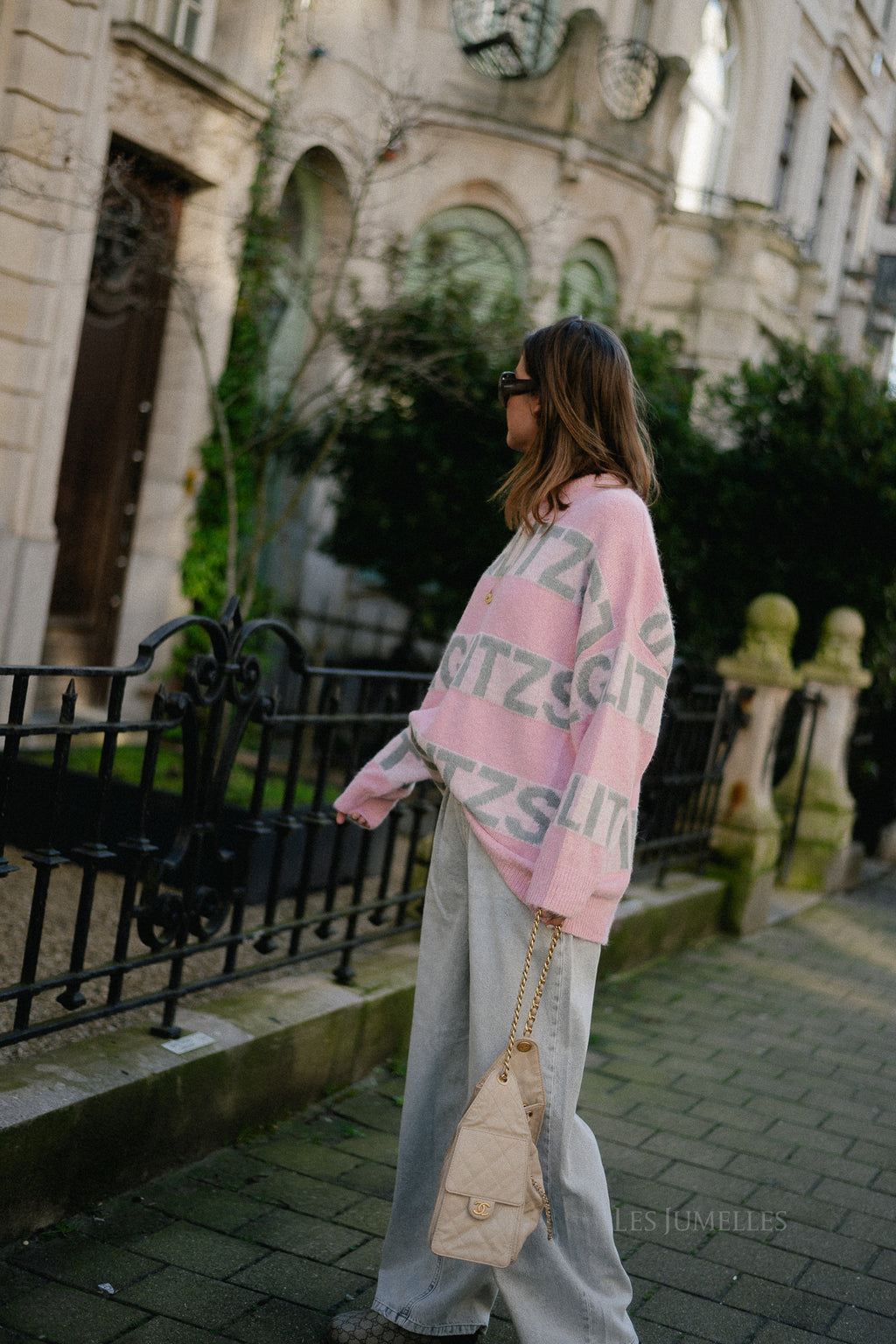 Keisa knitted sweater pink