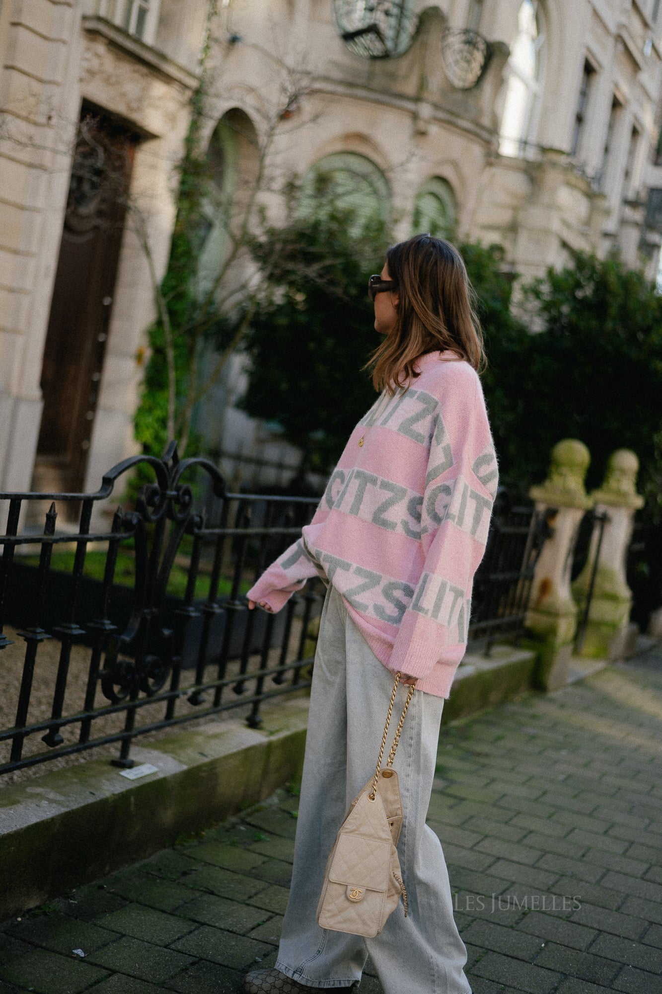 Keisa knitted sweater pink