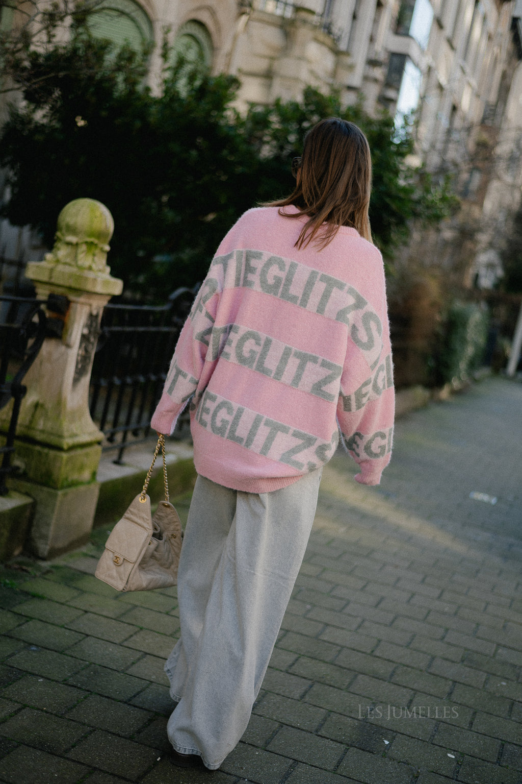 Keisa knitted sweater pink