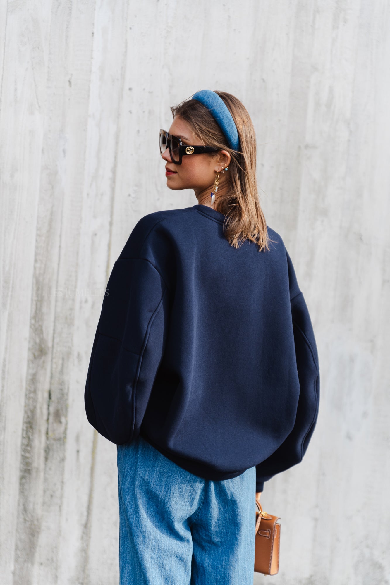 Steffie sweater marineblauw