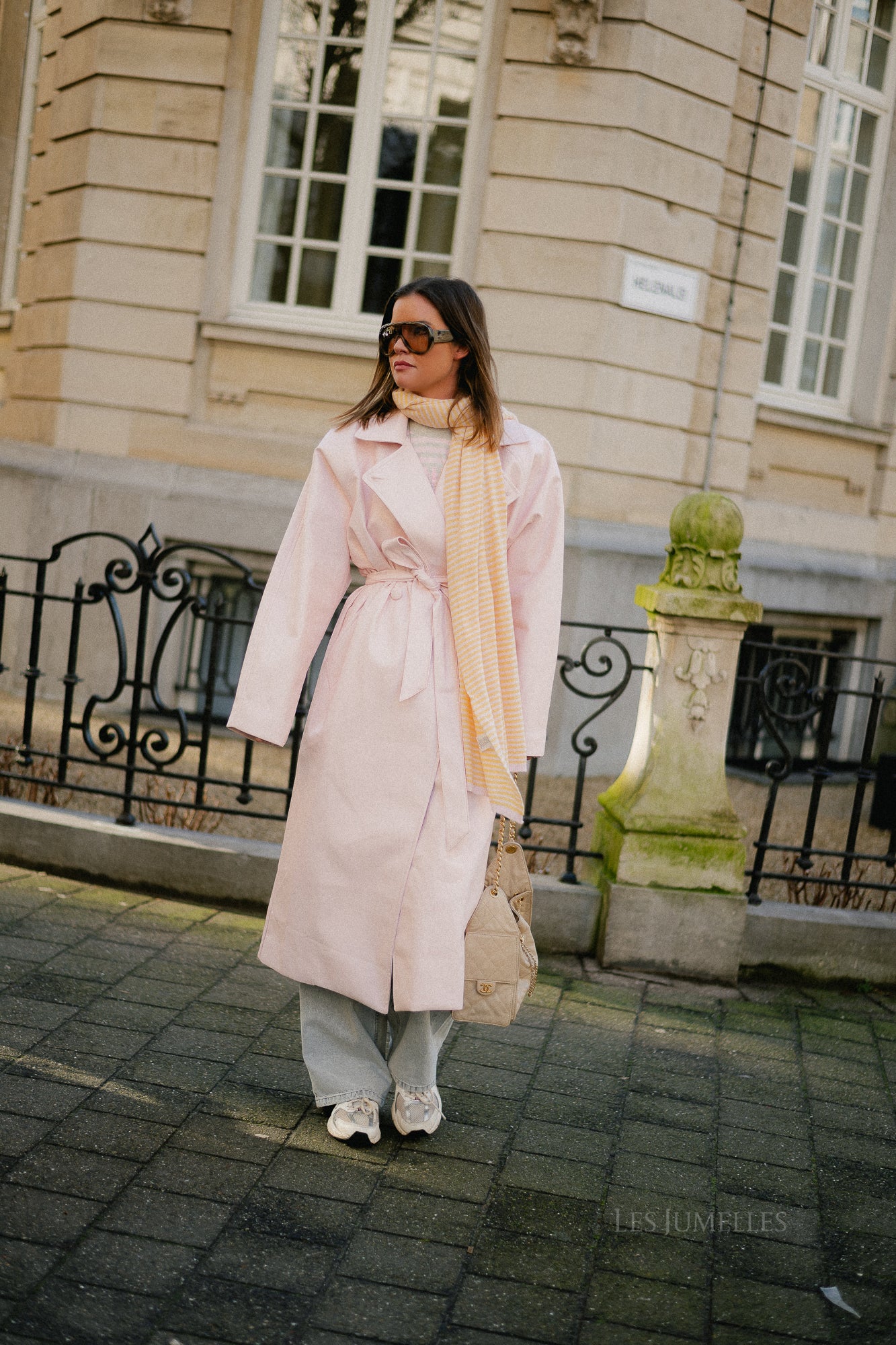 Thalia trenchcoat baby pink