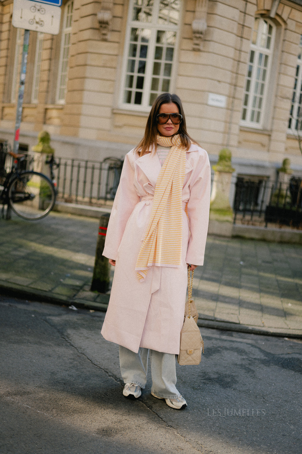 Thalia trenchcoat baby pink