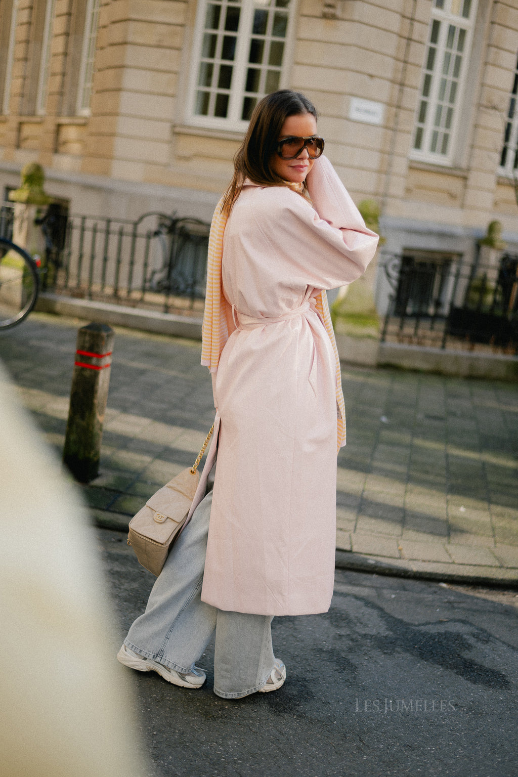 Thalia trenchcoat baby pink