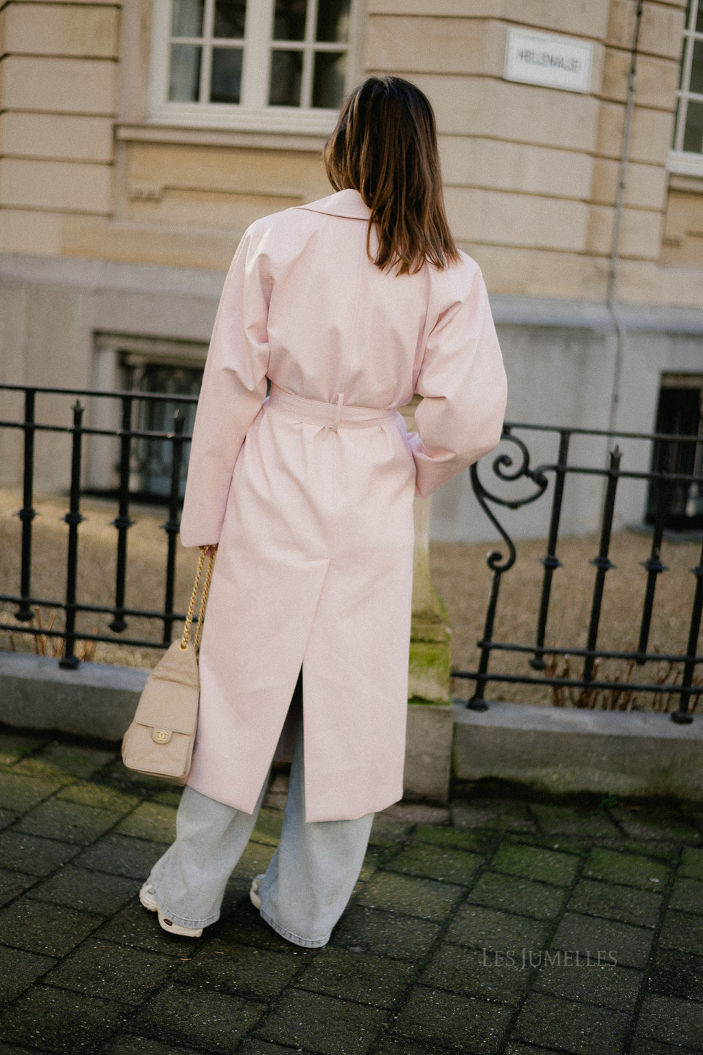 Thalia trenchcoat baby pink