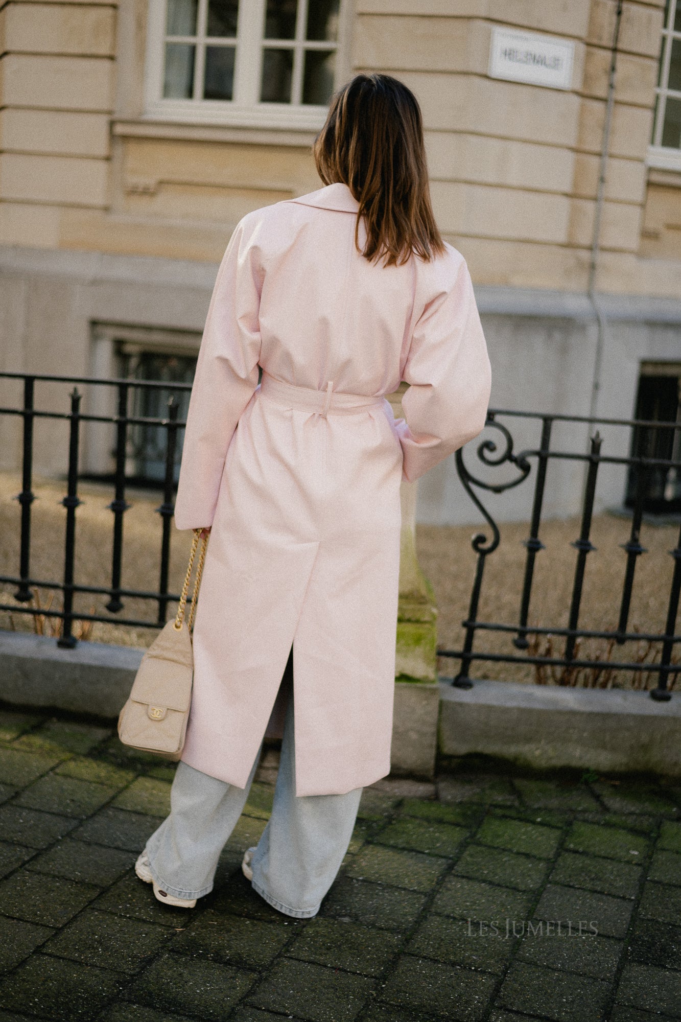 Thalia trenchcoat baby pink