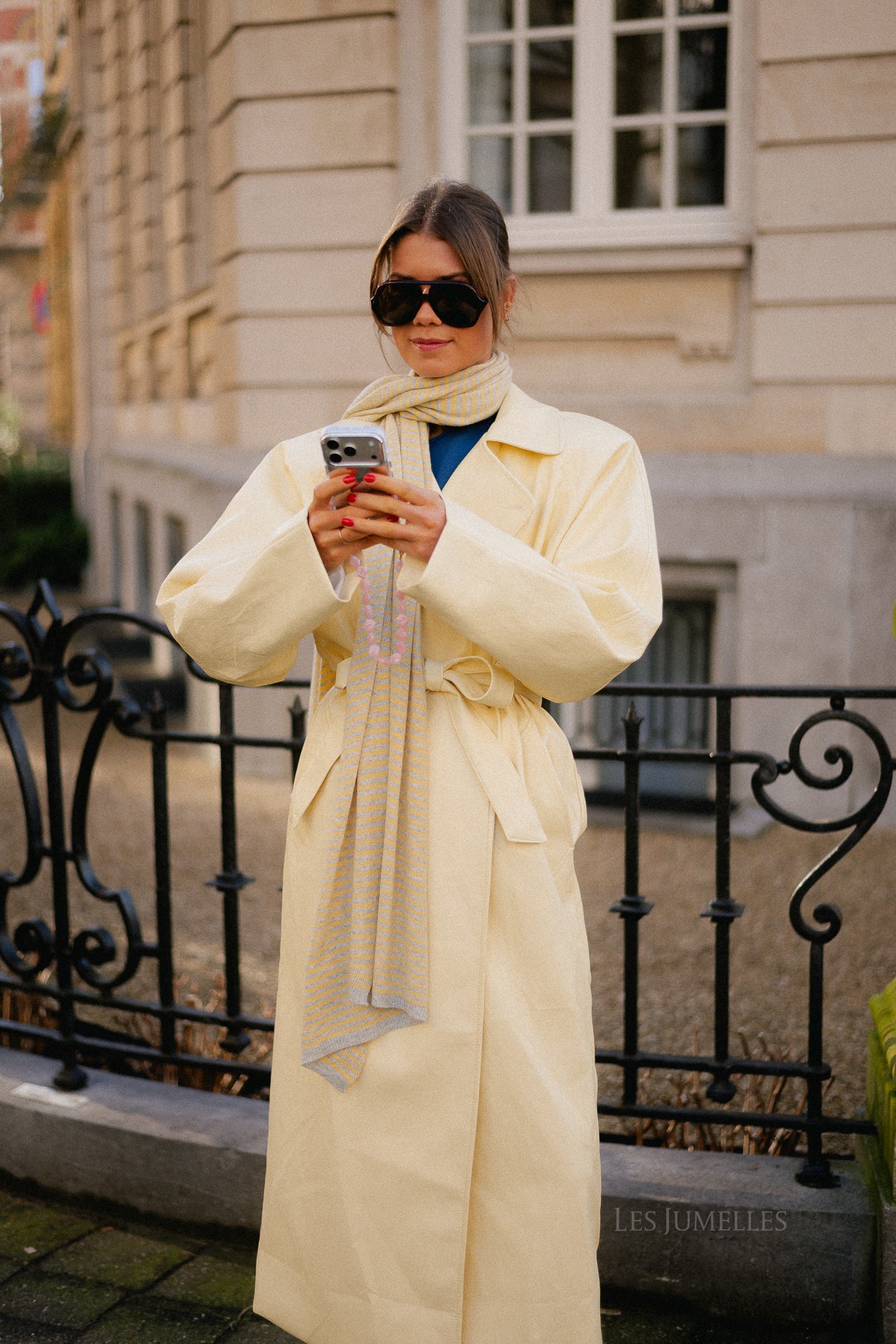 Thalia trenchcoat butter yellow