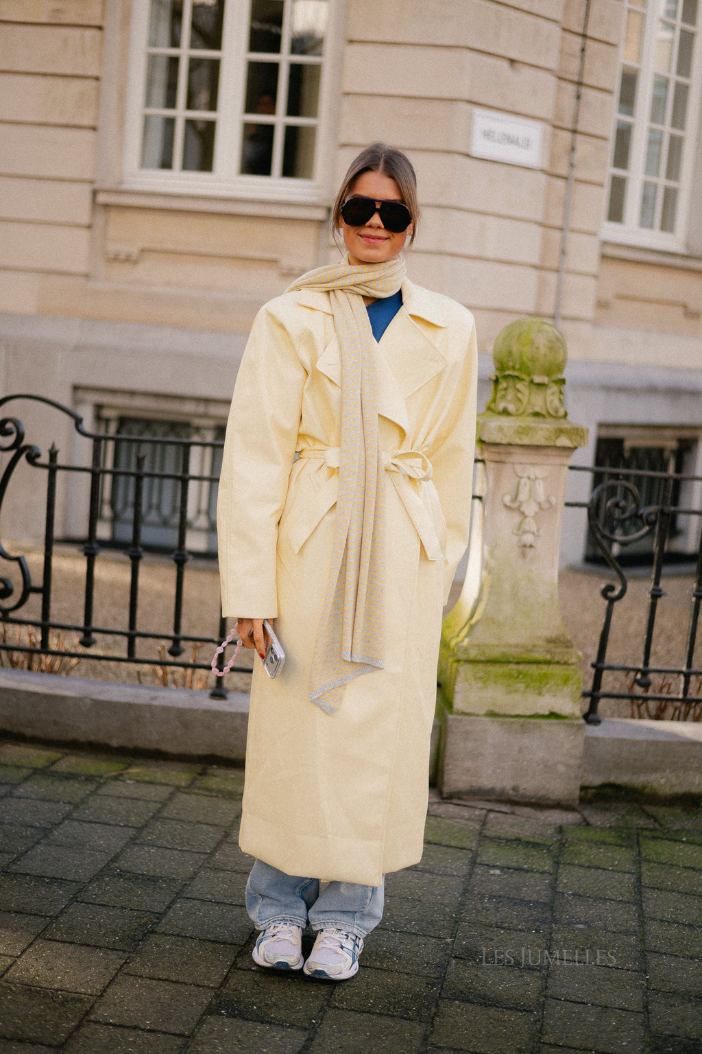 Thalia trenchcoat butter yellow