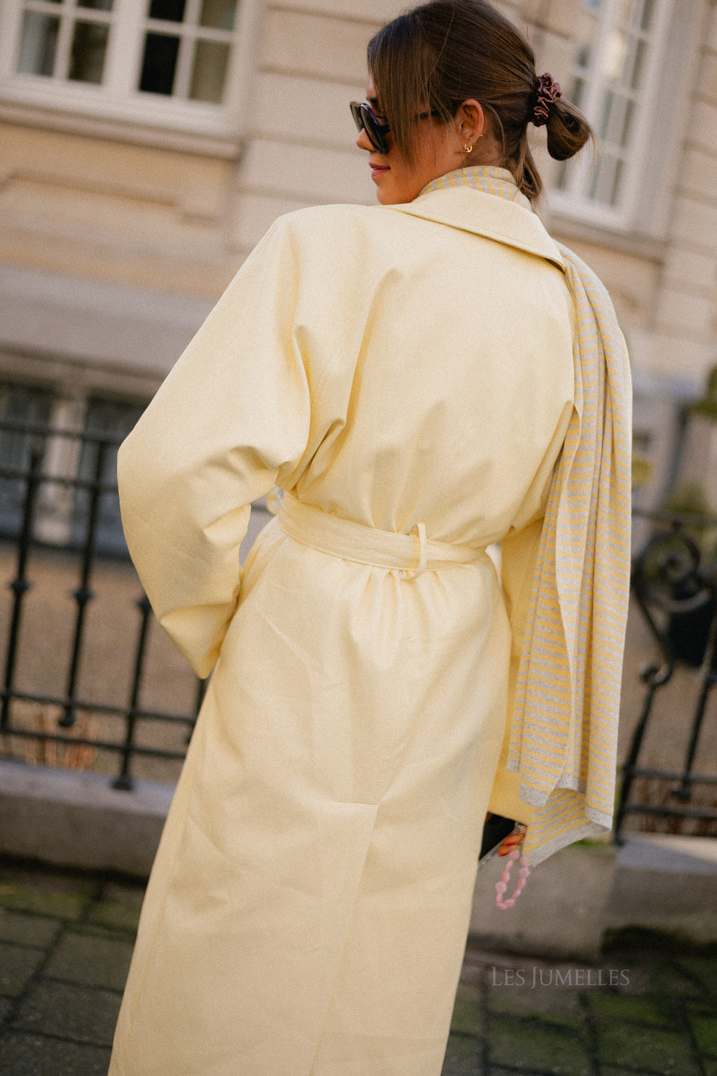 Thalia trenchcoat butter yellow