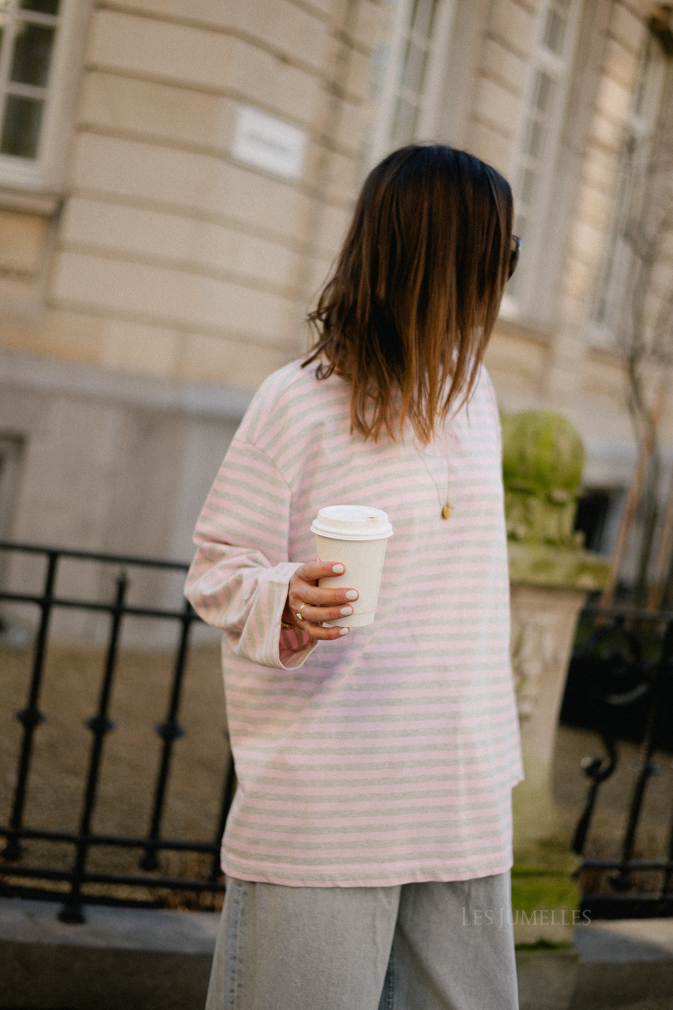 Pia skate tee wide sleeves pink