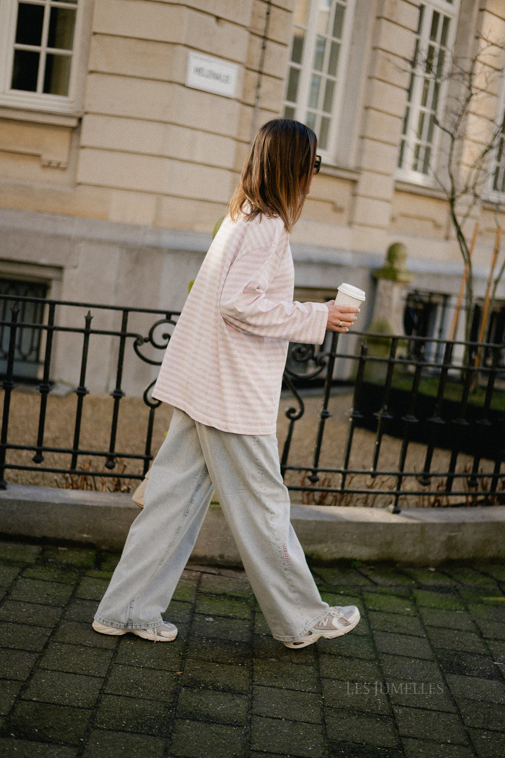 Pia skate tee wide sleeves pink