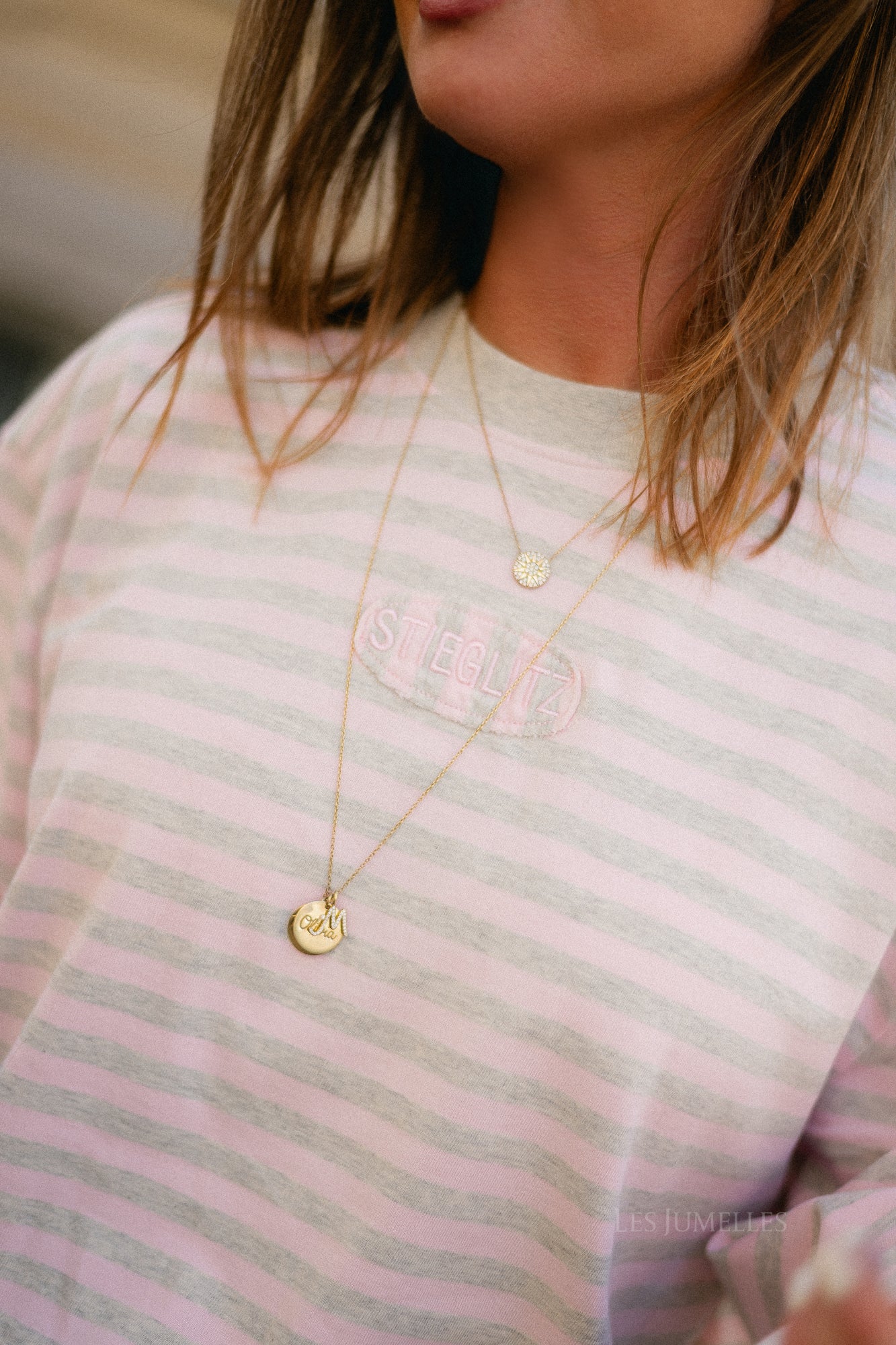 Pia skate tee wide sleeves pink