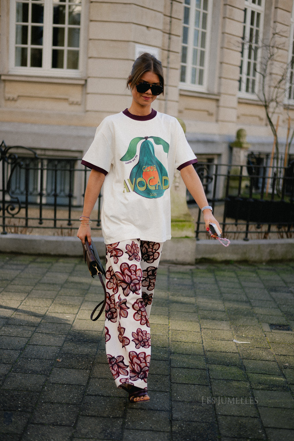 Mayra pants desert flower ecru