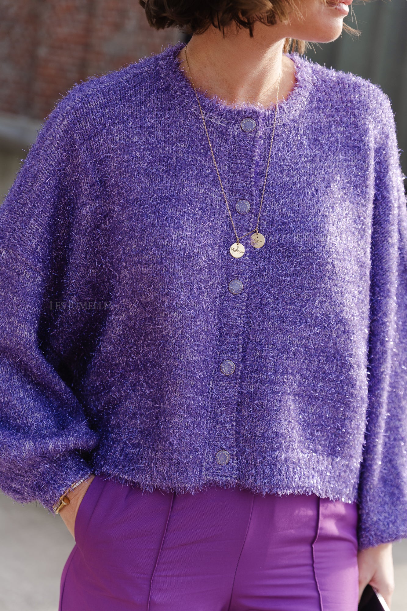 Cardigan Rika violet